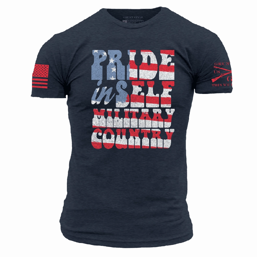 America's Message T-Shirt - Midnight Navy Premium Comfort