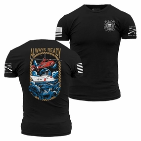 Fashionable Piece USCG - Always Ready T-Shirt - Black