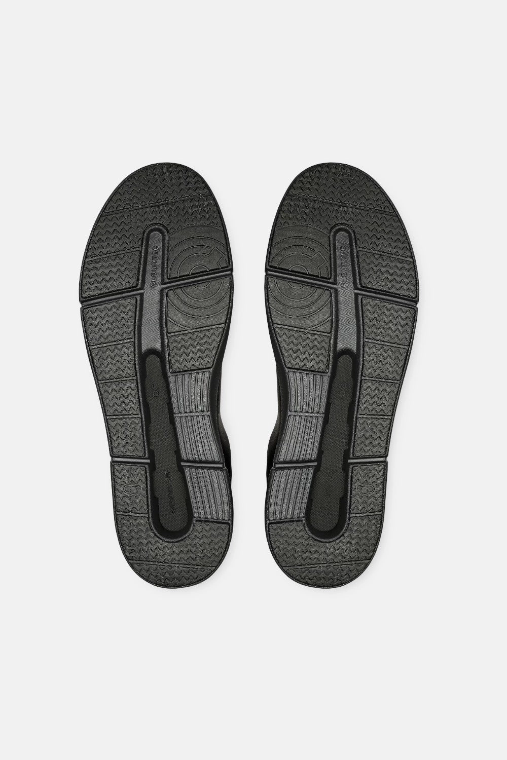 ON Running Men's The Roger Advantage in Black / Black Zip Up Office Casual