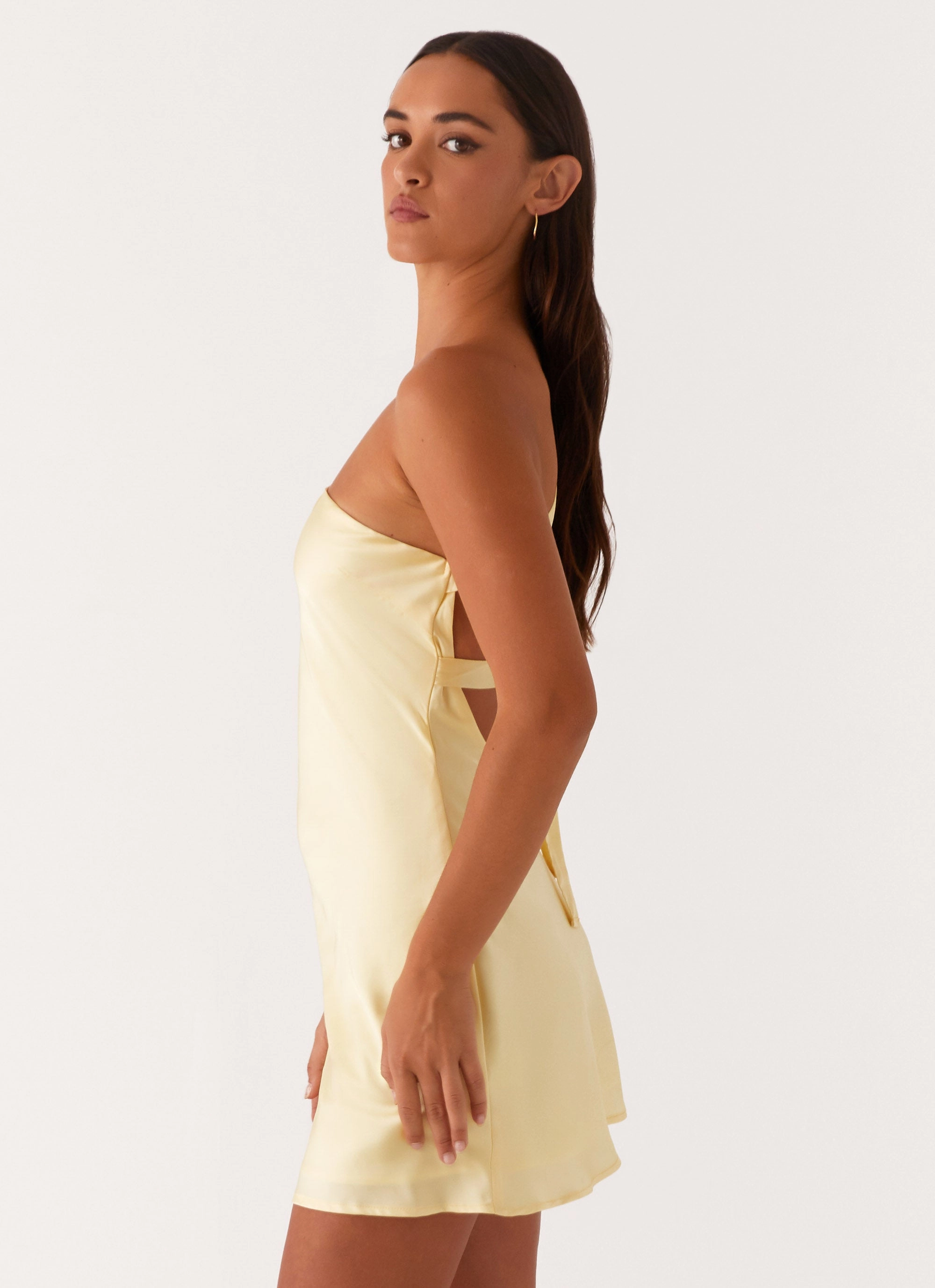 Lights Out Mini Dress - Yellow Light Rhythm Flattering and Chic
