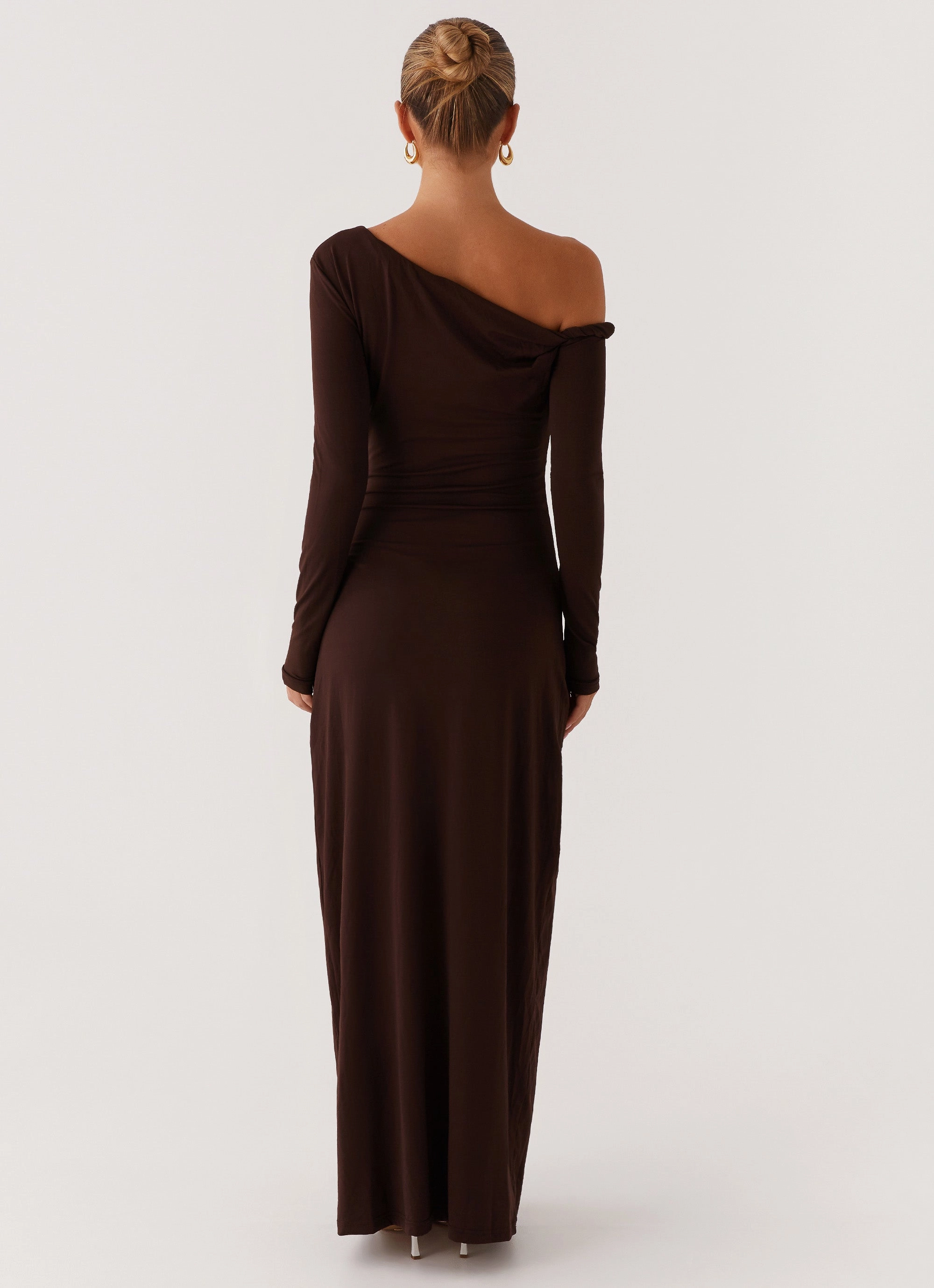 Jordana Twist Maxi Dress - Brown Summer-Season