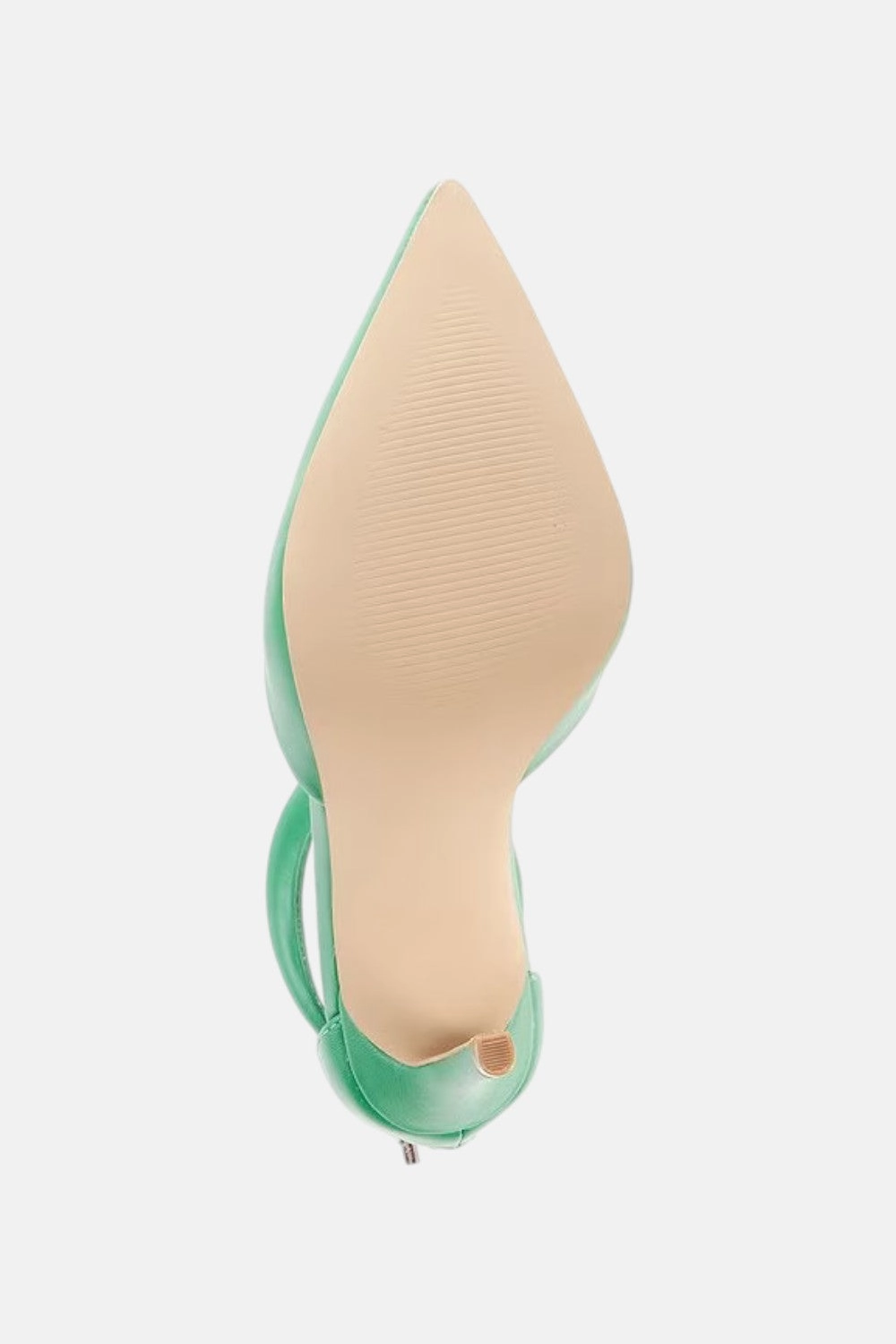 Steve Madden Ele Puff Ankle Strap Leather Heel Pumps in Green Embellished Wedding Shoes Weekend Energy