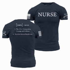 Nurse Defined T-Shirt - Midnight Navy Long sleeved warmth