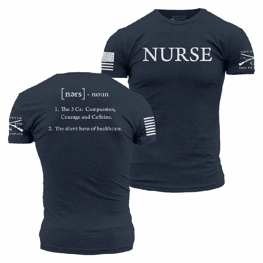 Nurse Defined T-Shirt - Midnight Navy Comfortable and Chic Minimalist Look