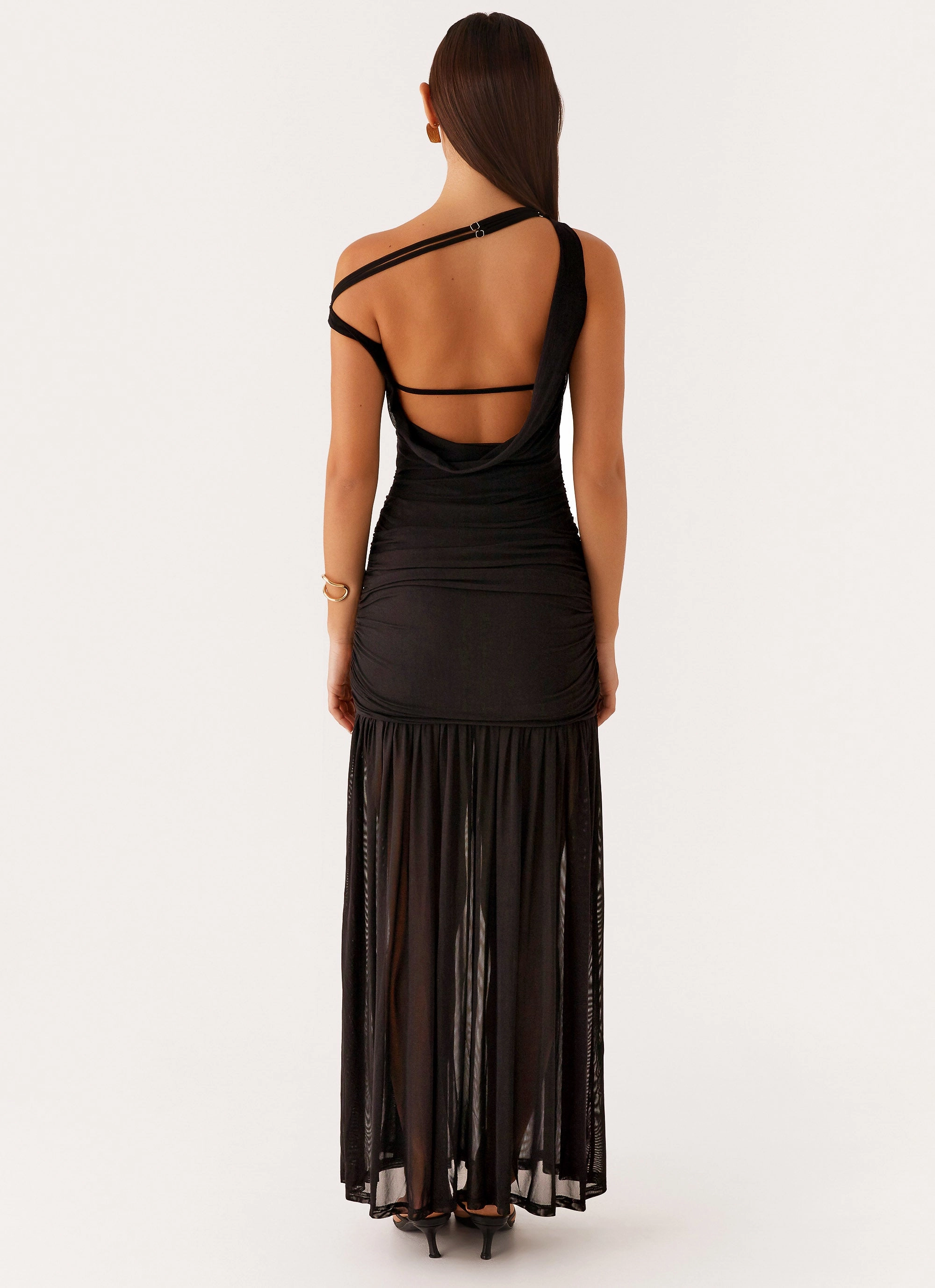 Pavilion Maxi Dress - Black Chill Detail Smooth Layers