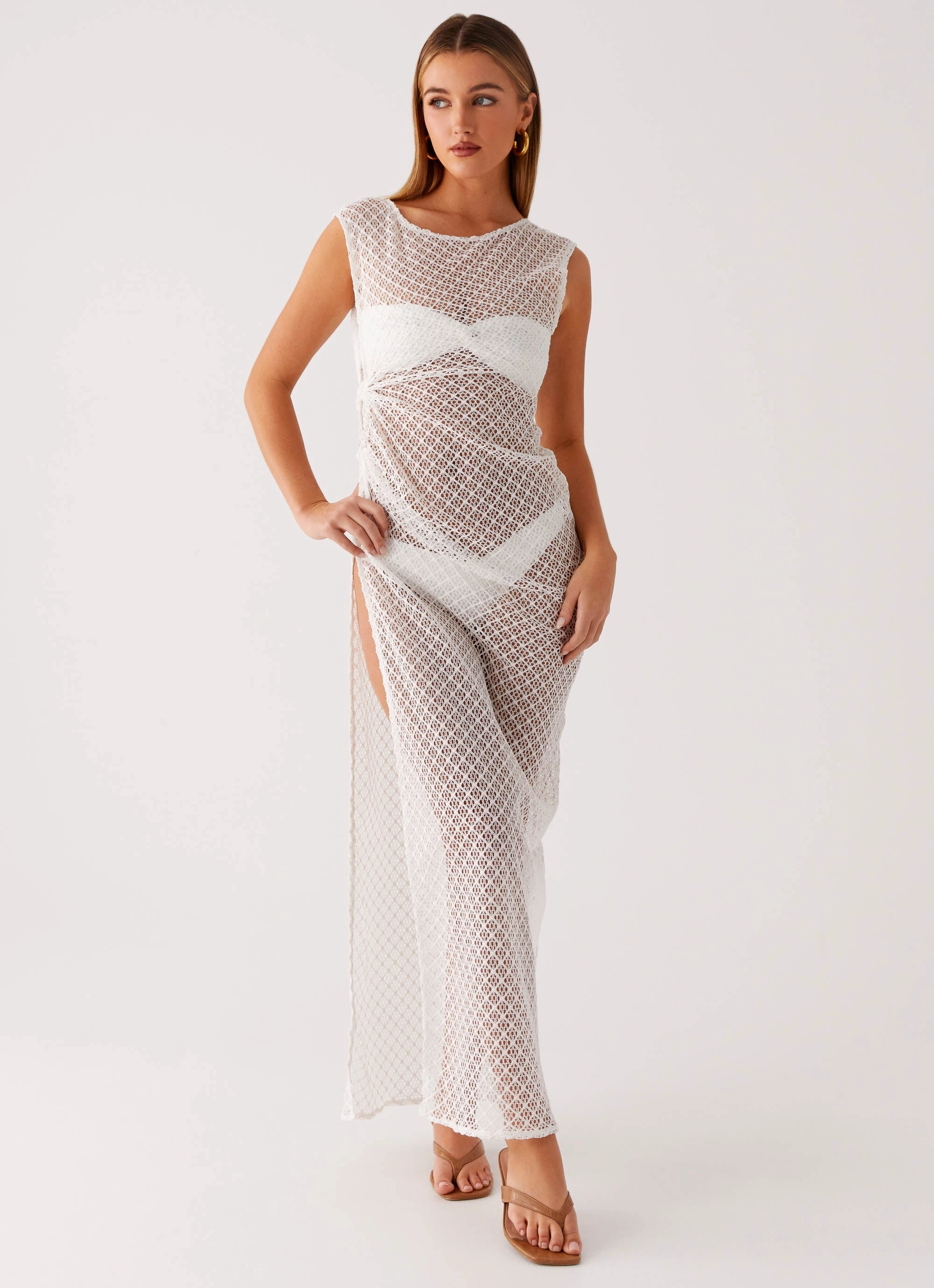 Maeva Maxi Dress - White Simple yet chic gown