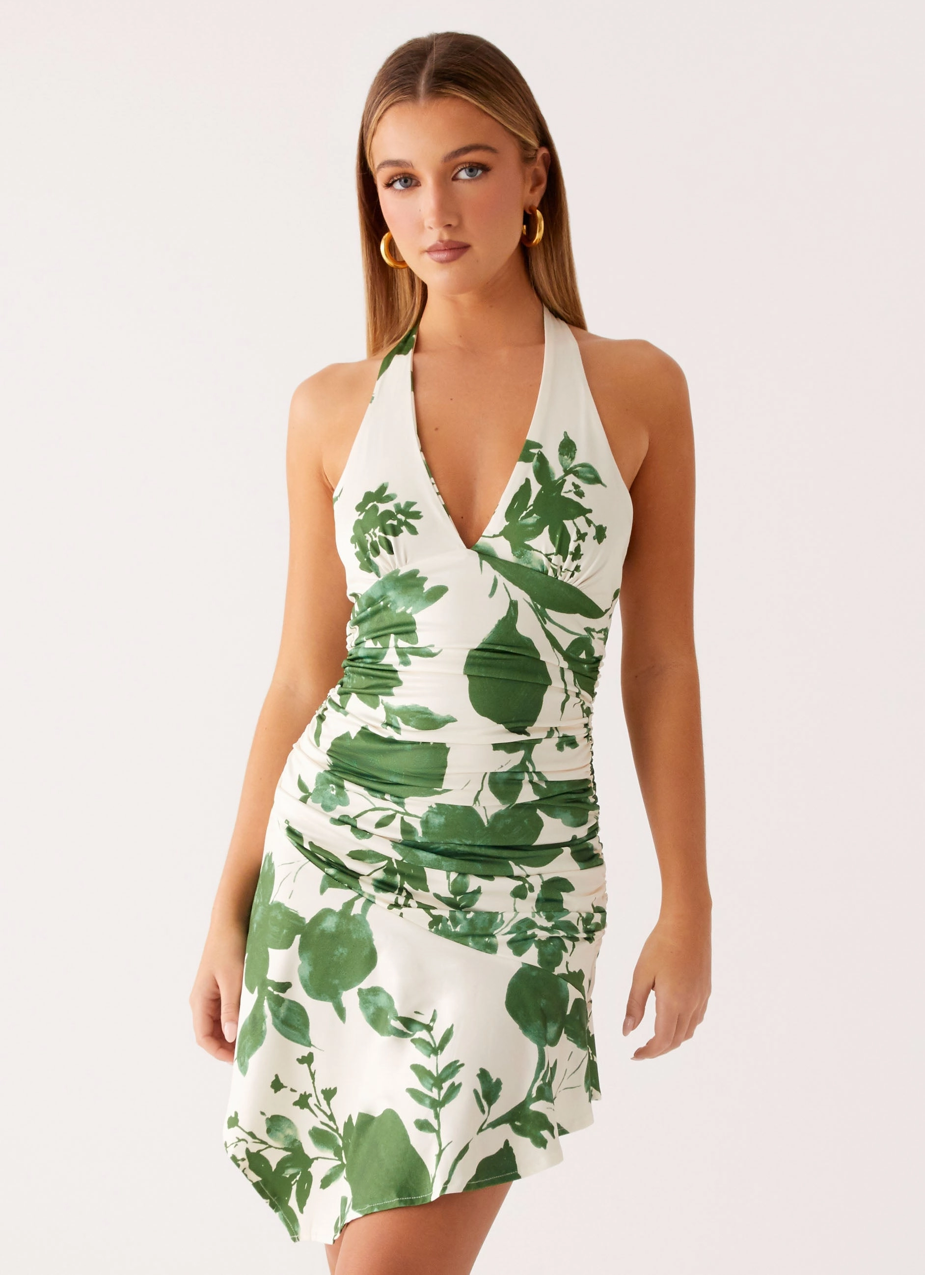 Colt Mini Dress - Verdant Bloom Polished Wear