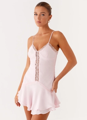 Smooth Curve Roya Mini Dress - Pink