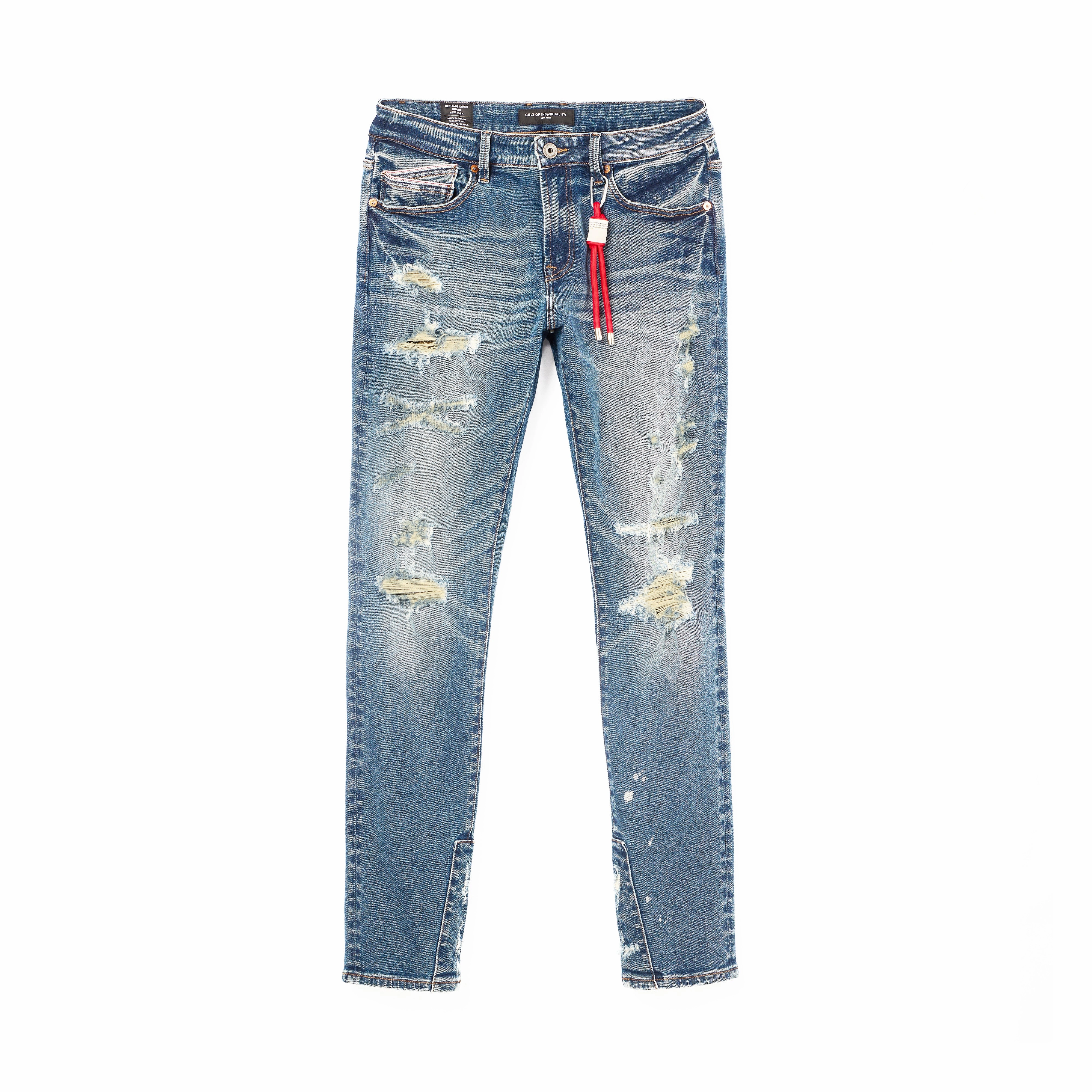 Balanced Fit Family Style Parent Style Smart Casual Cult's Rocker Slim 602 Jeans in Pebble