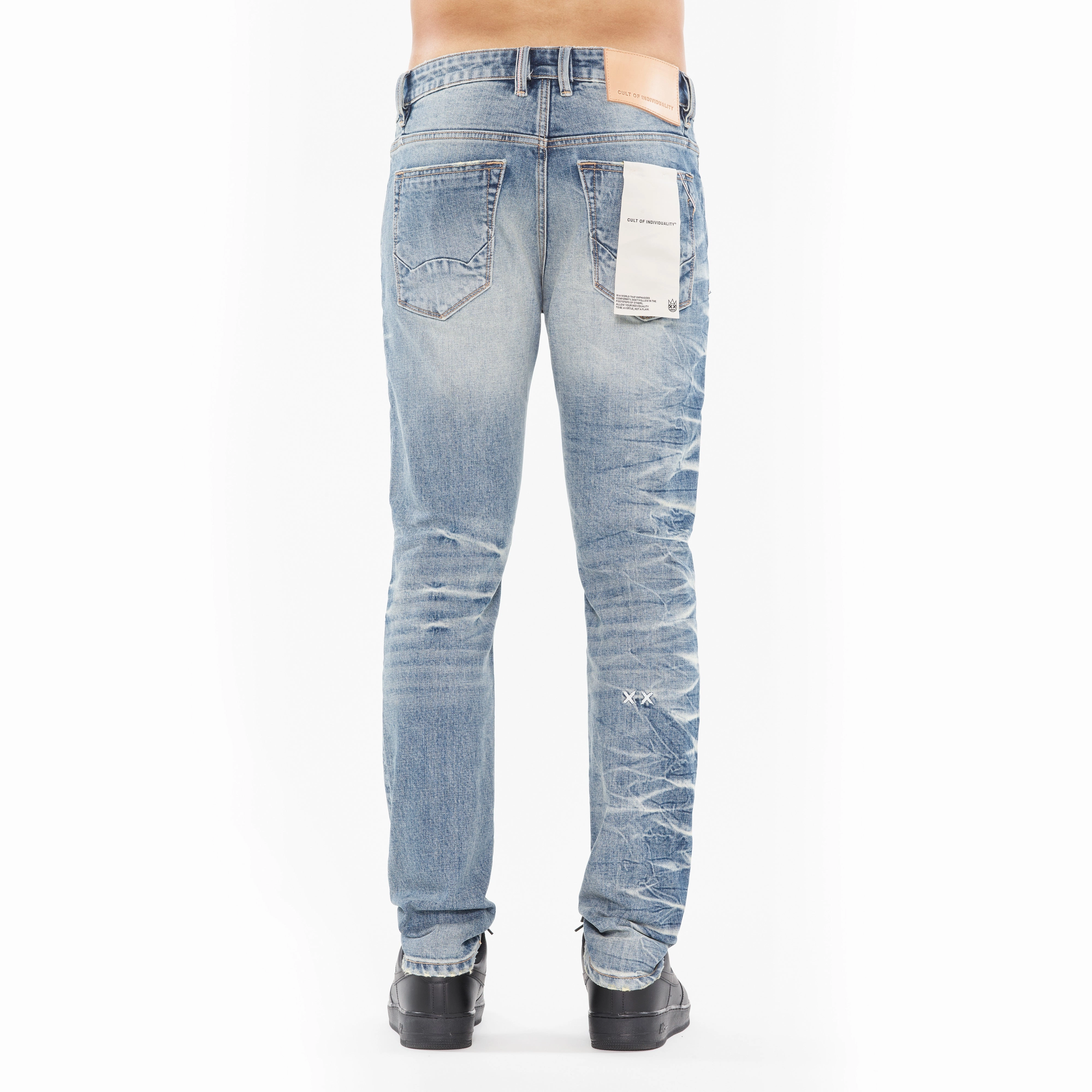 Unisex Fashion Cult's Rocker Slim 602 Jeans in Hybrid