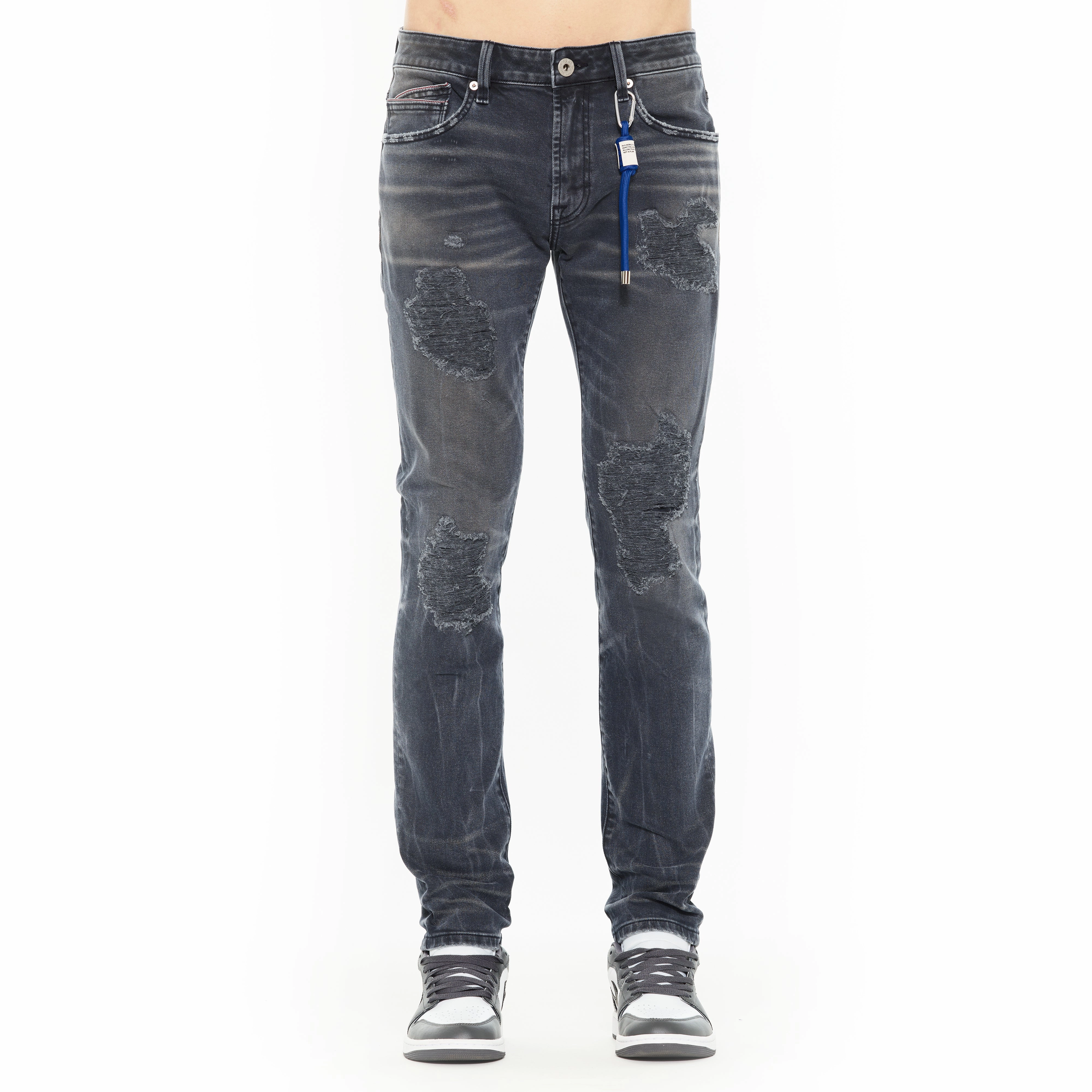 Streetwear Fan Earthy High Quality Cult's Rocker Slim 602 Jeans in Noir