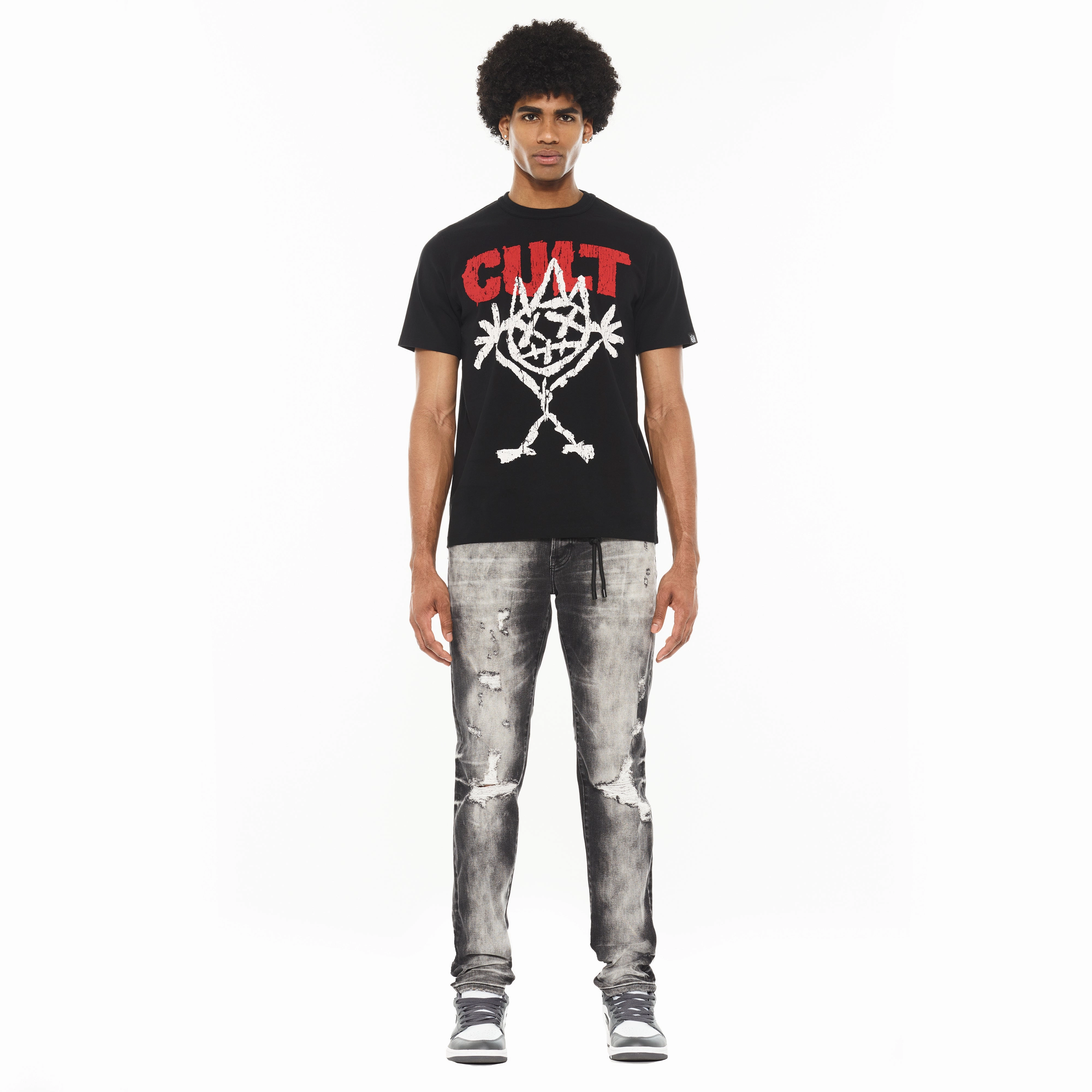 Anti Odor Fabric Treatment Quick Dry Technology Cult's Rocker Slim 602 Jeans in Warrick