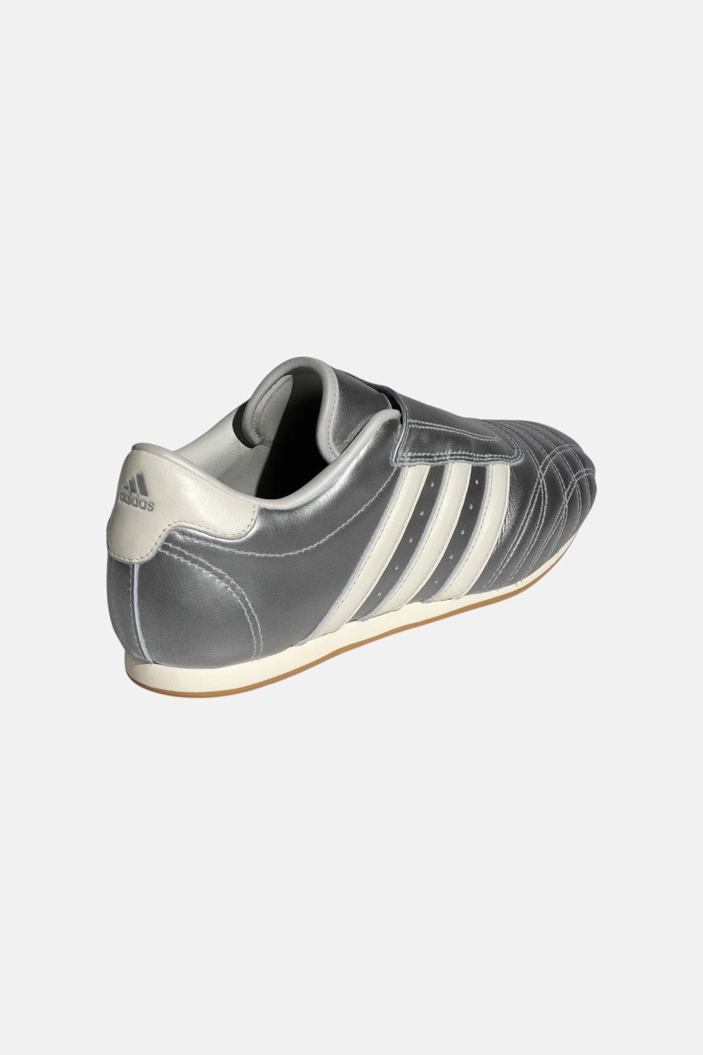 Adidas Taekwondo Shoes in Silver Metallic / Off White / Gum Soft Motion