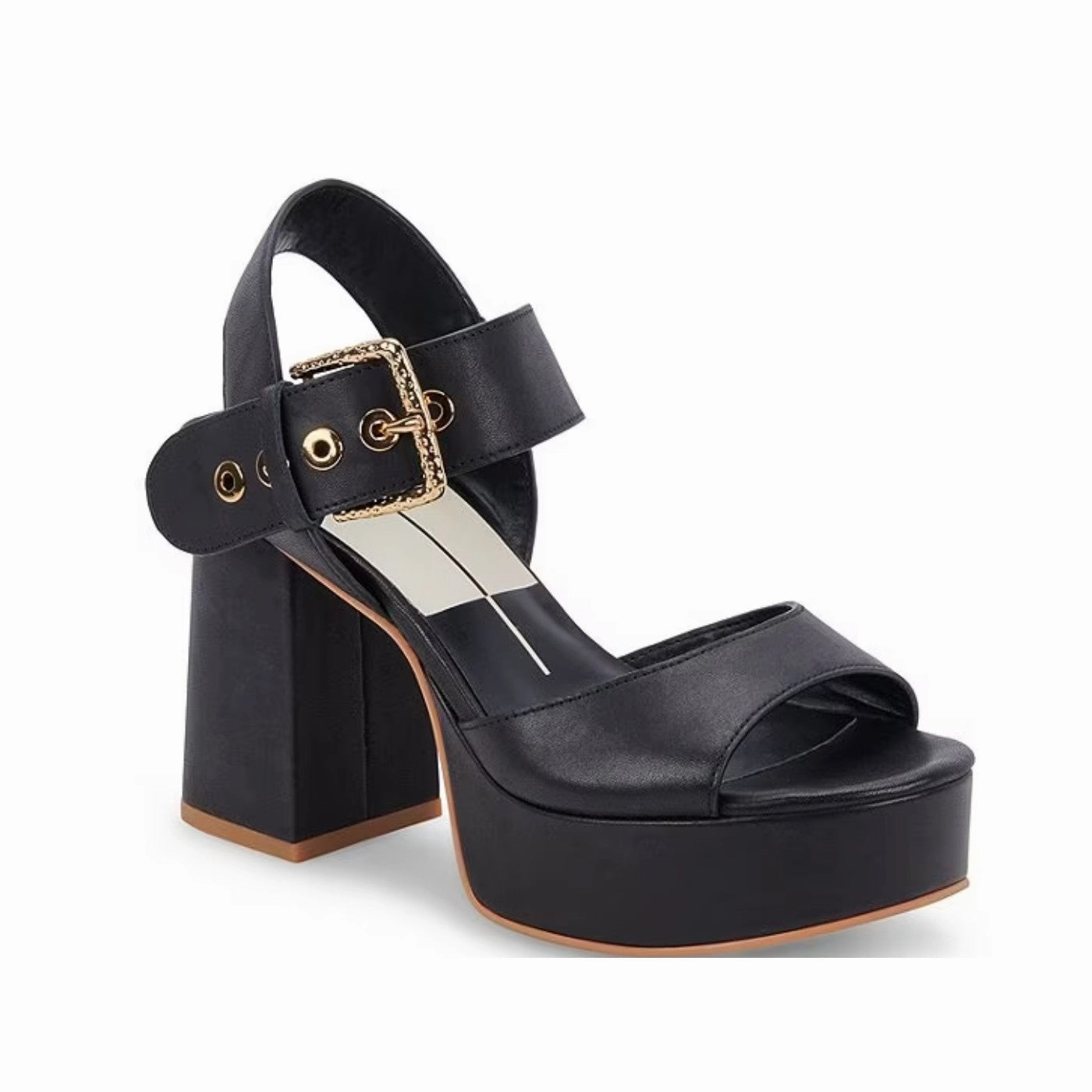 Dolce Vita Bobby Platform in Black Leather Smooth Upper