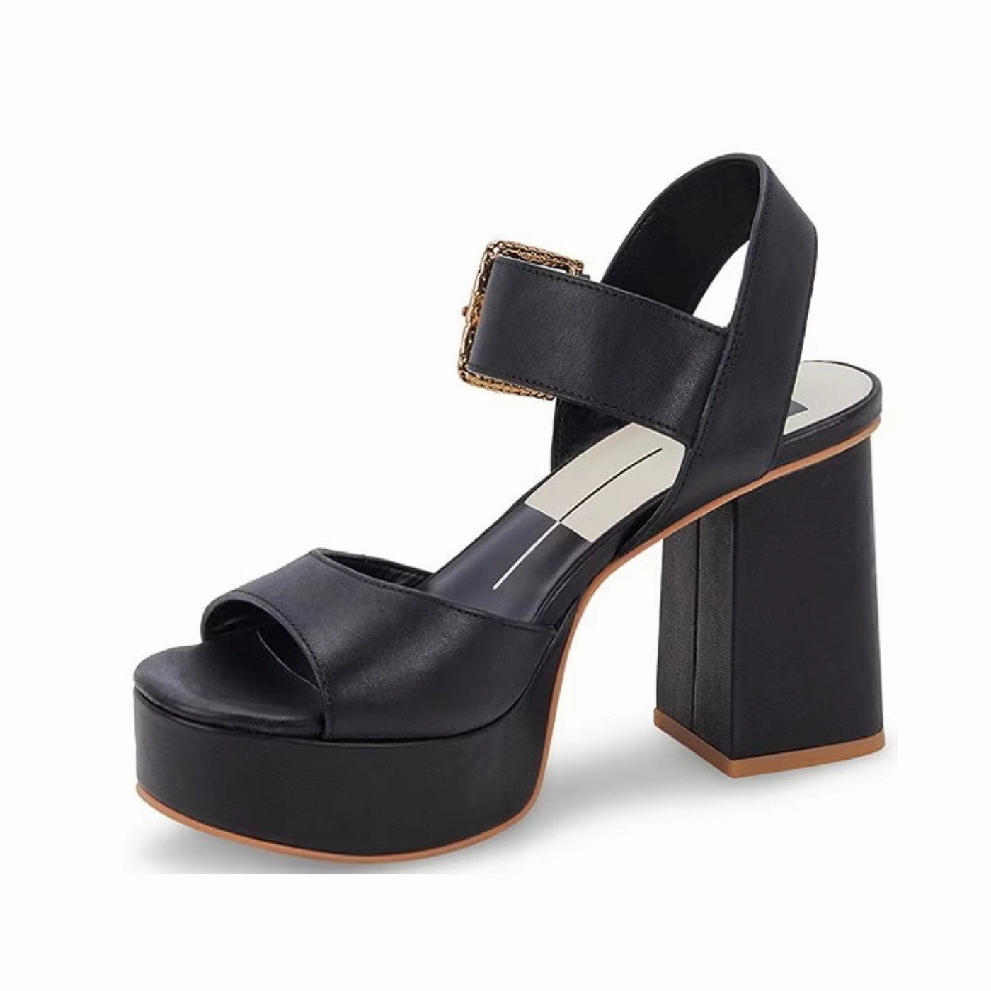 Dolce Vita Bobby Platform in Black Leather Elevated Comfort