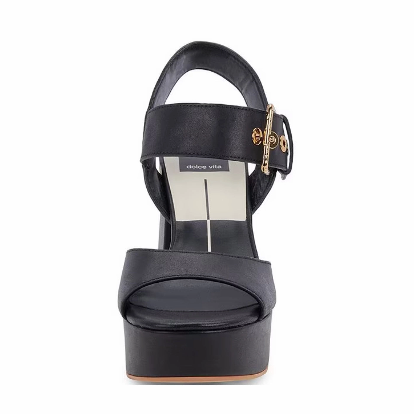 Sun Guard Dolce Vita Bobby Platform in Black Leather