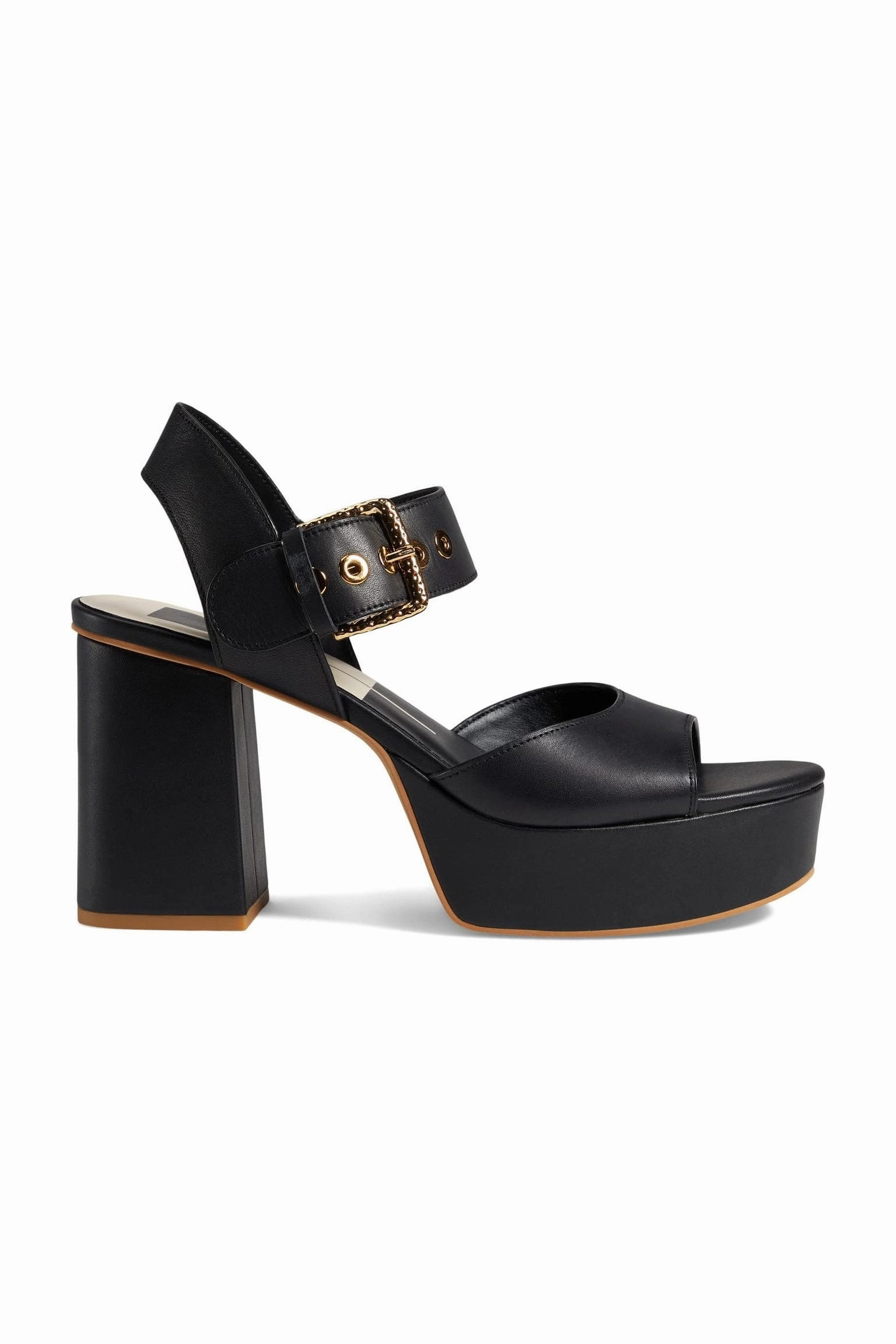 Weather Guard Dolce Vita Bobby Platform in Black Leather