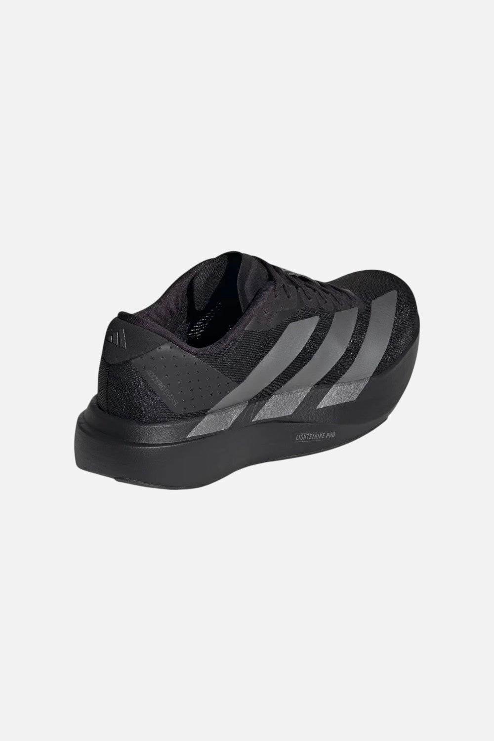 Good Grip Adidas Adizero EVO SL Shoes in Core Black / Iron Metallic / Core Black