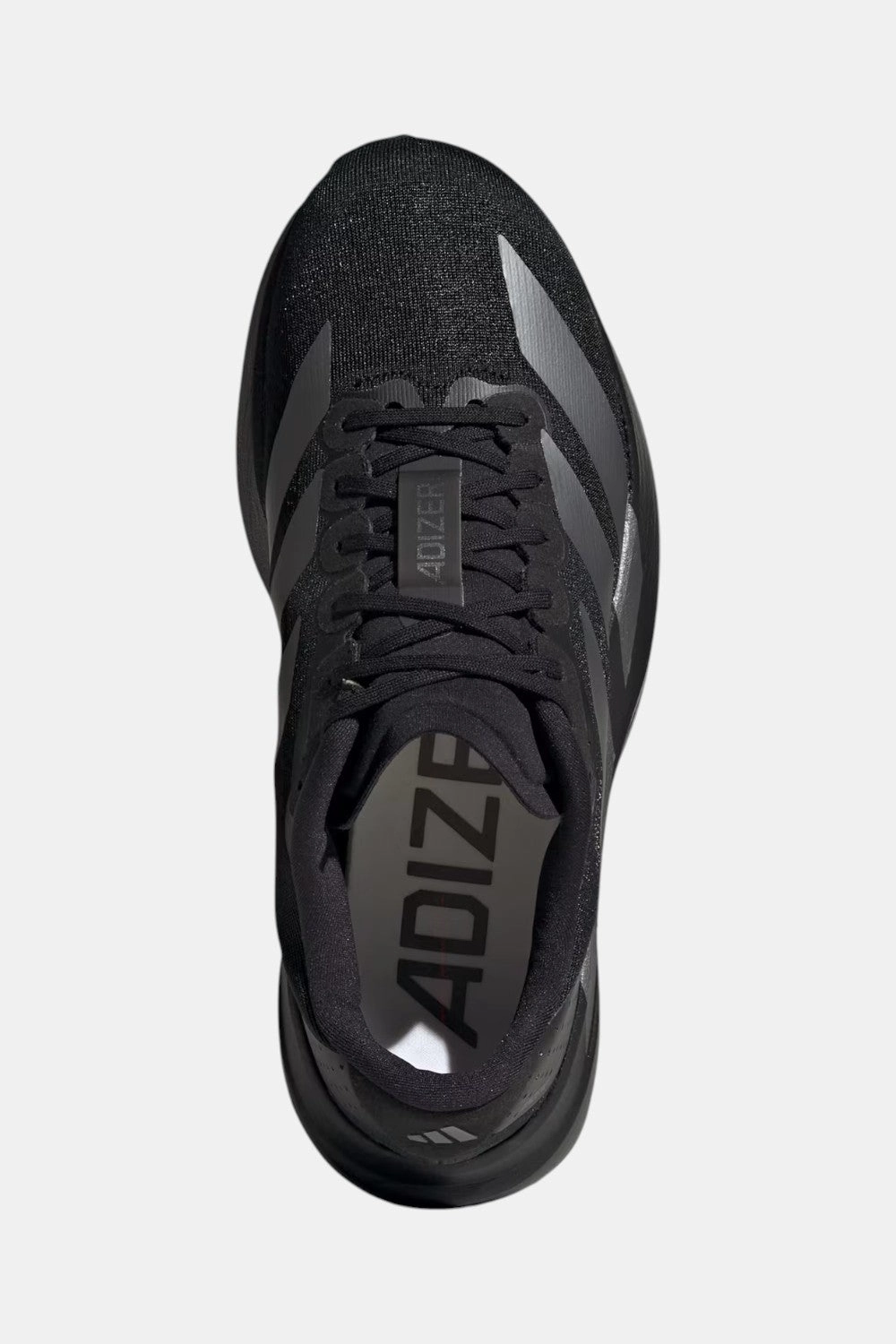 Adidas Adizero EVO SL Shoes in Core Black / Iron Metallic / Core Black Fast Step