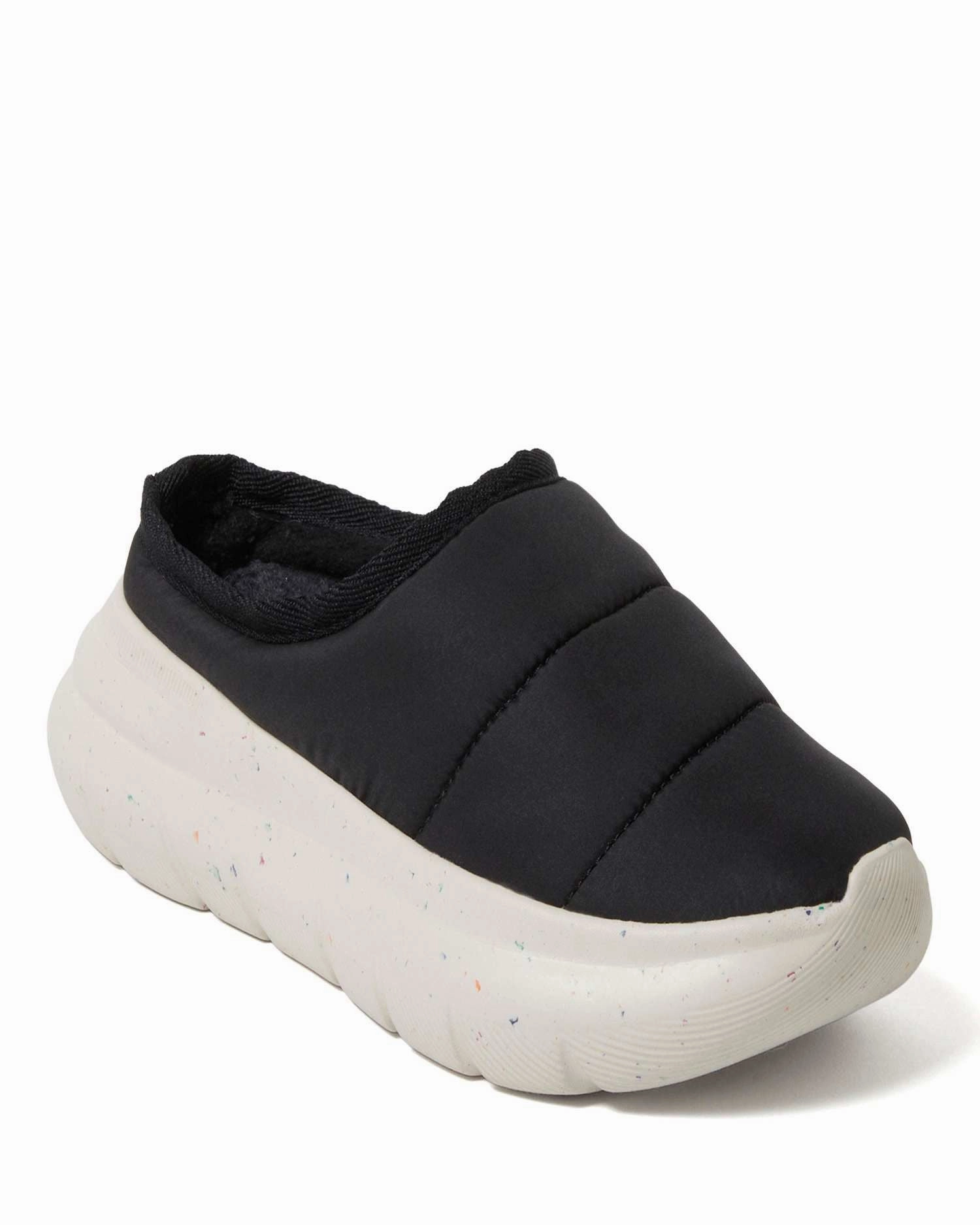 Dearfoams Women's Ontario Slip-On Clog With Regnr8 Non Slip Tread Great Comfort