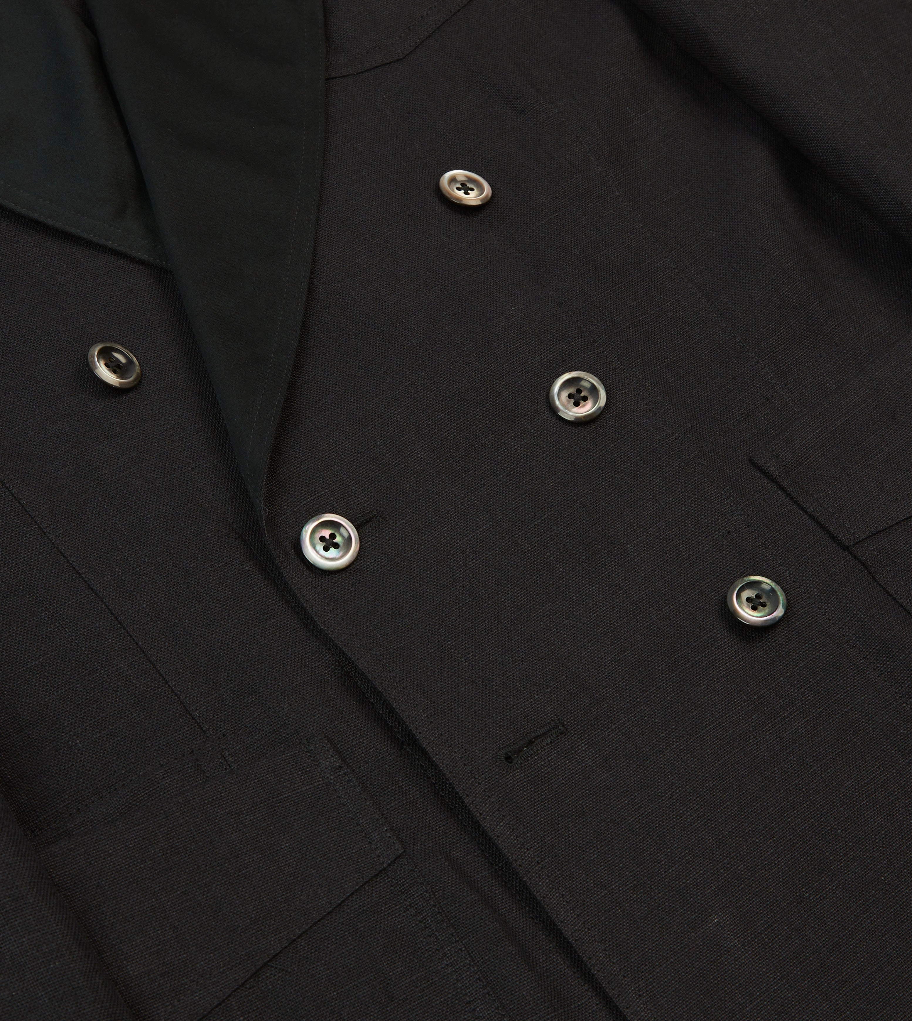 Refined Look Wear Timeless Design Black Linen Games Mk. V Dinner Jacket