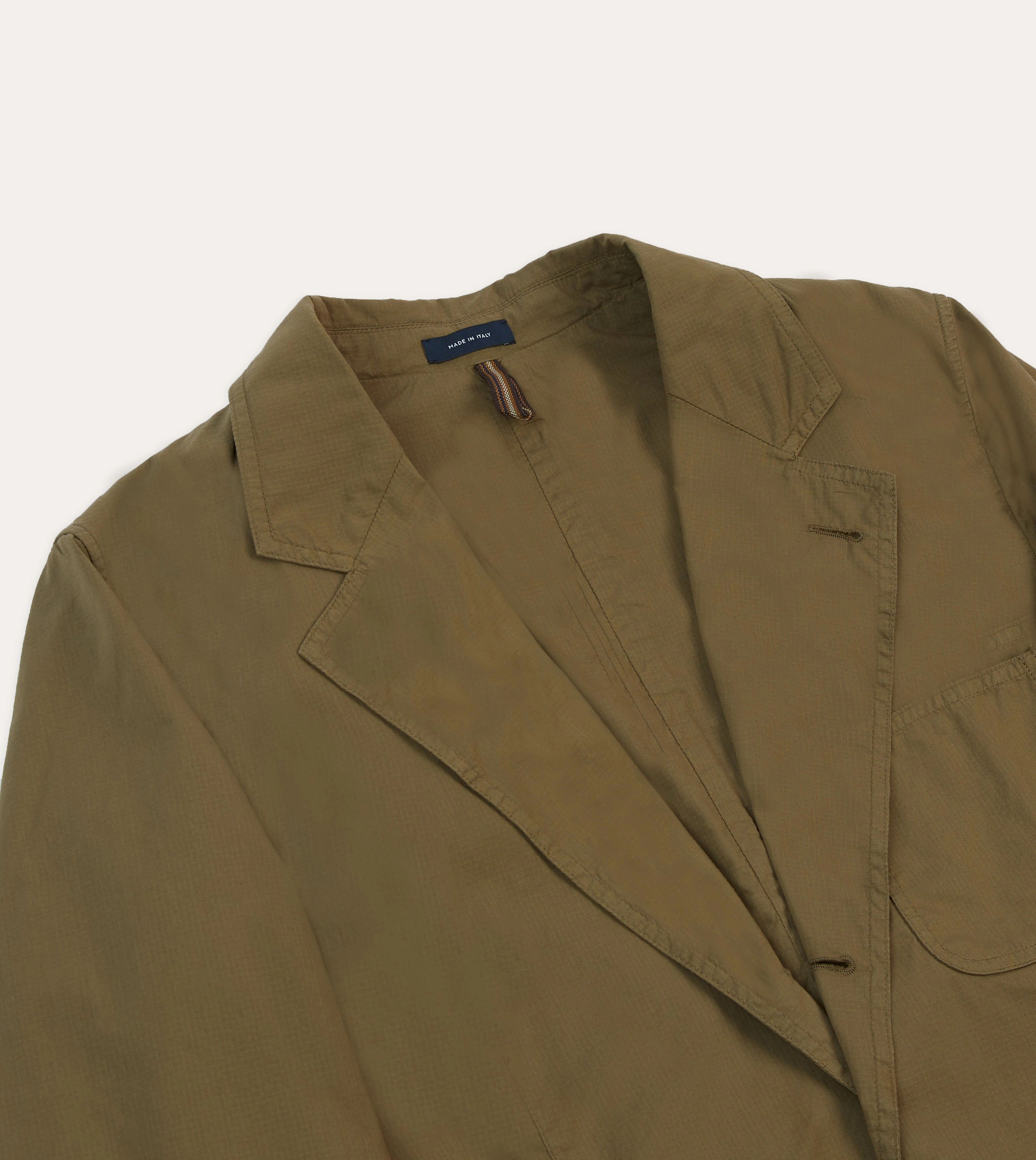 Non Iron Fabric Innovation Olive Ripstop Cotton Games Blazer Mk. VIII