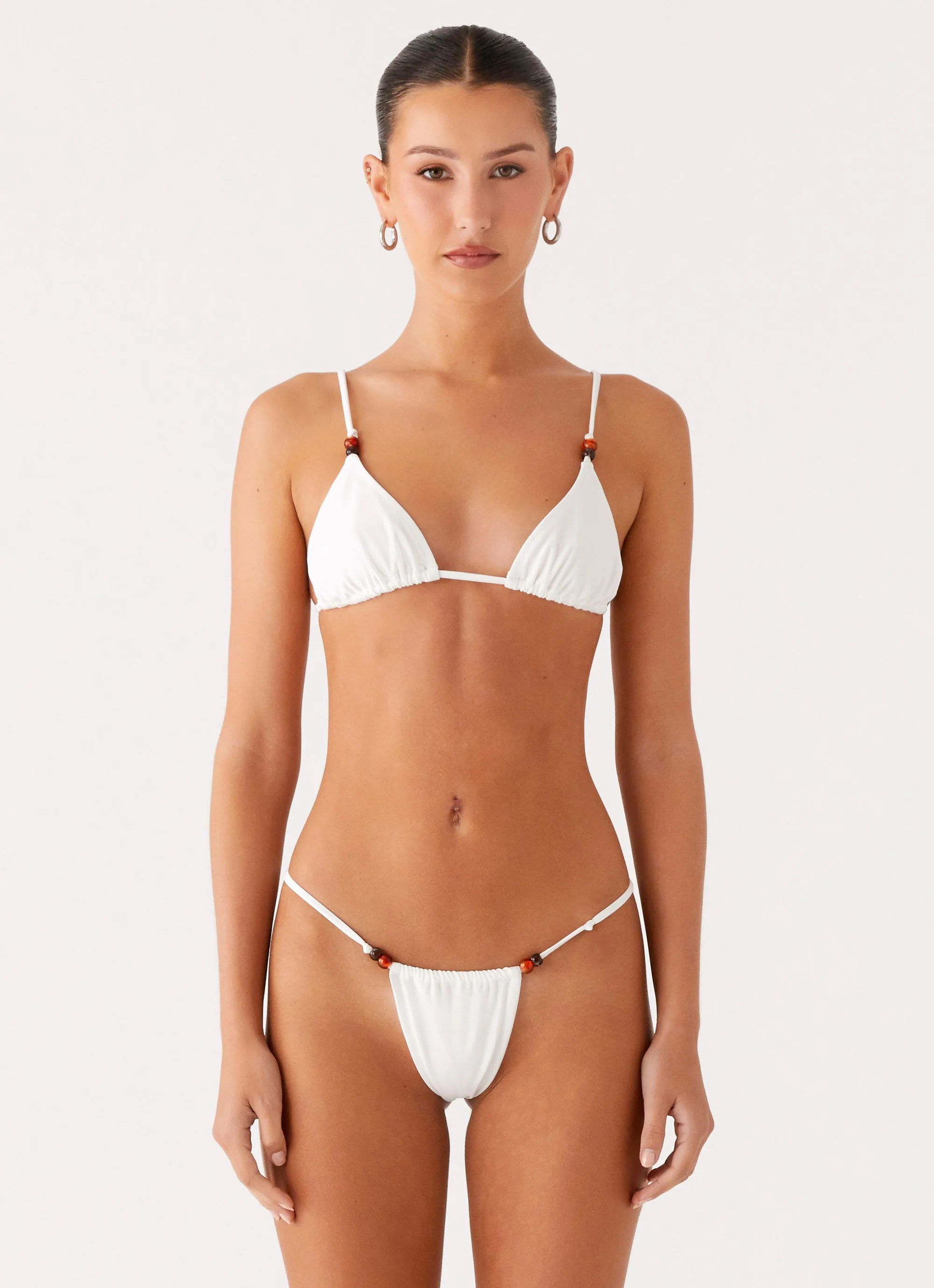 Multi-Purpose Ivanka Bikini Bottoms - White