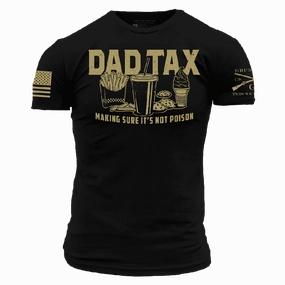 Effortless Fit Dad Tax T-Shirt - Black