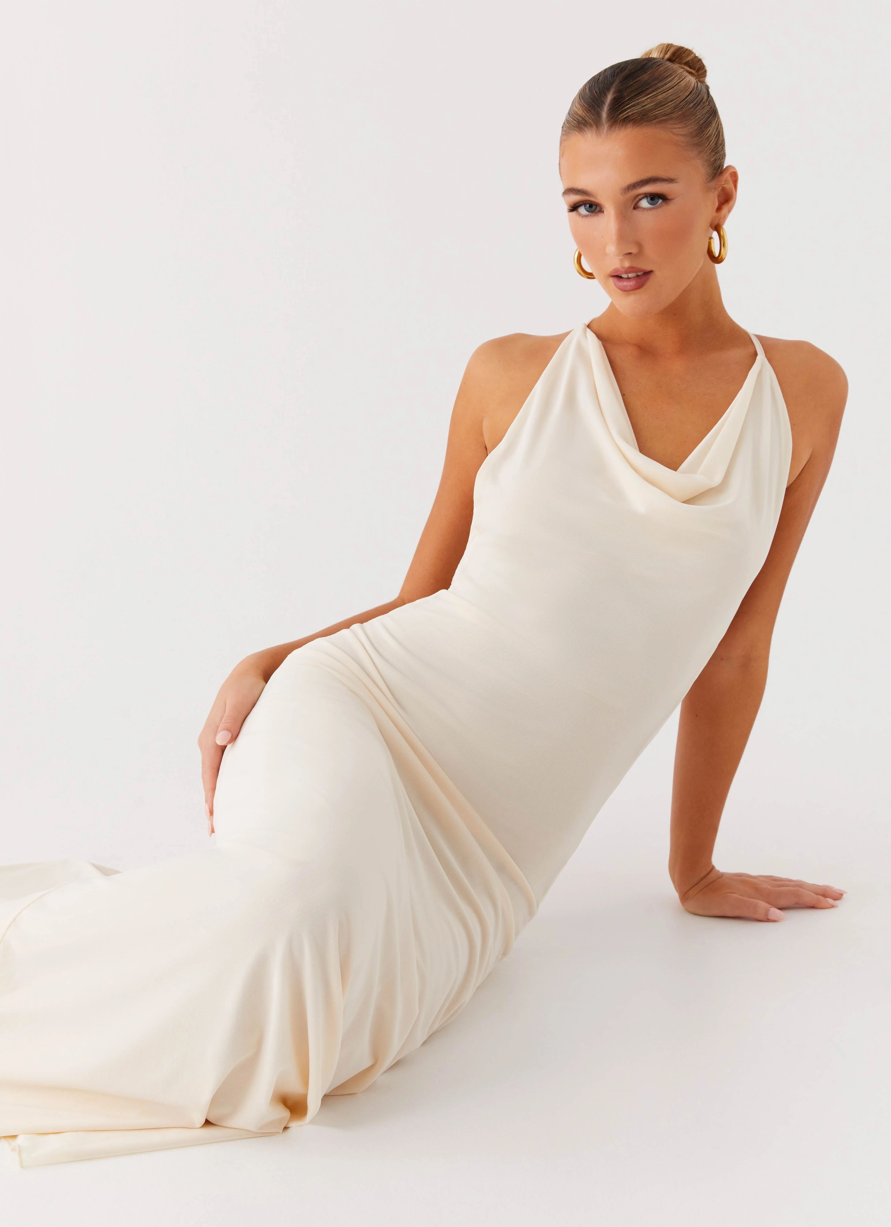 Light Wrap Dahliana Maxi Dress - Off White