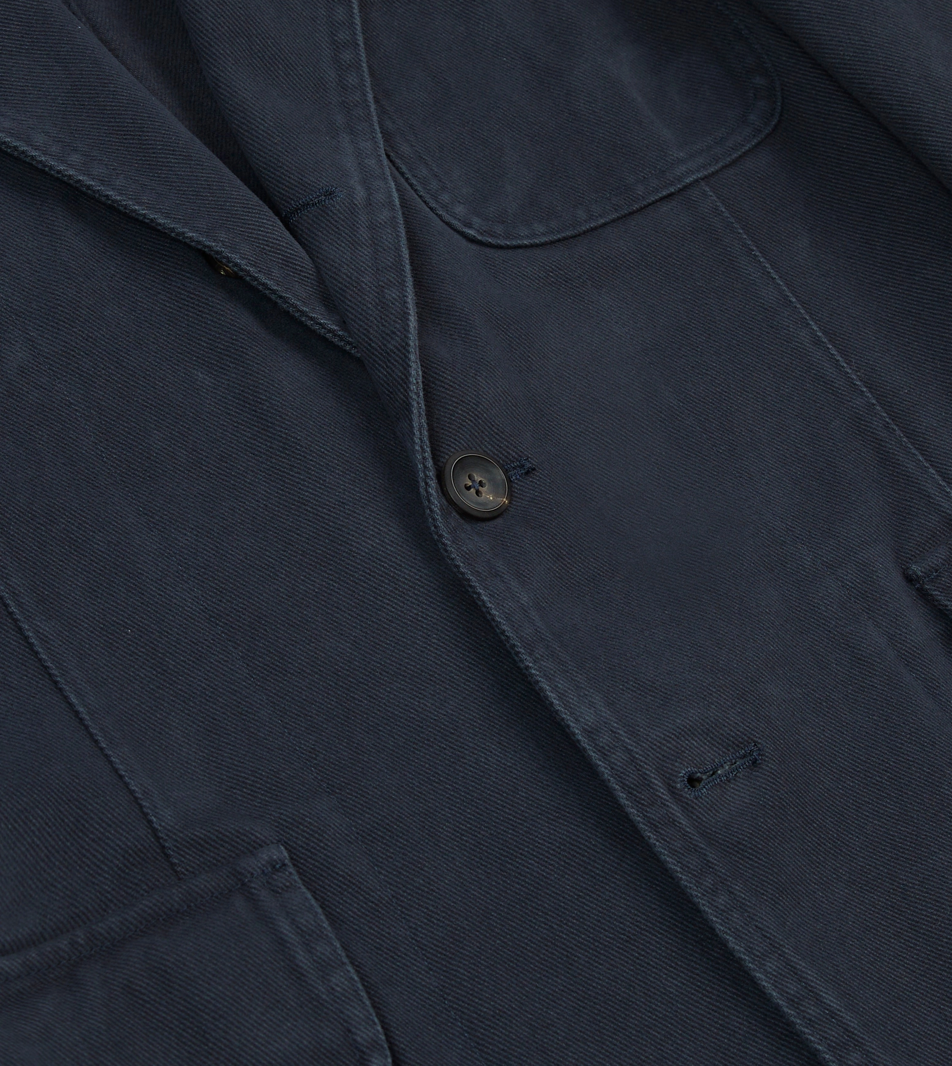 Dark Navy Heavy Cotton Twill Games Blazer Mk. I Tailored to Perfection Sleek Professional Look