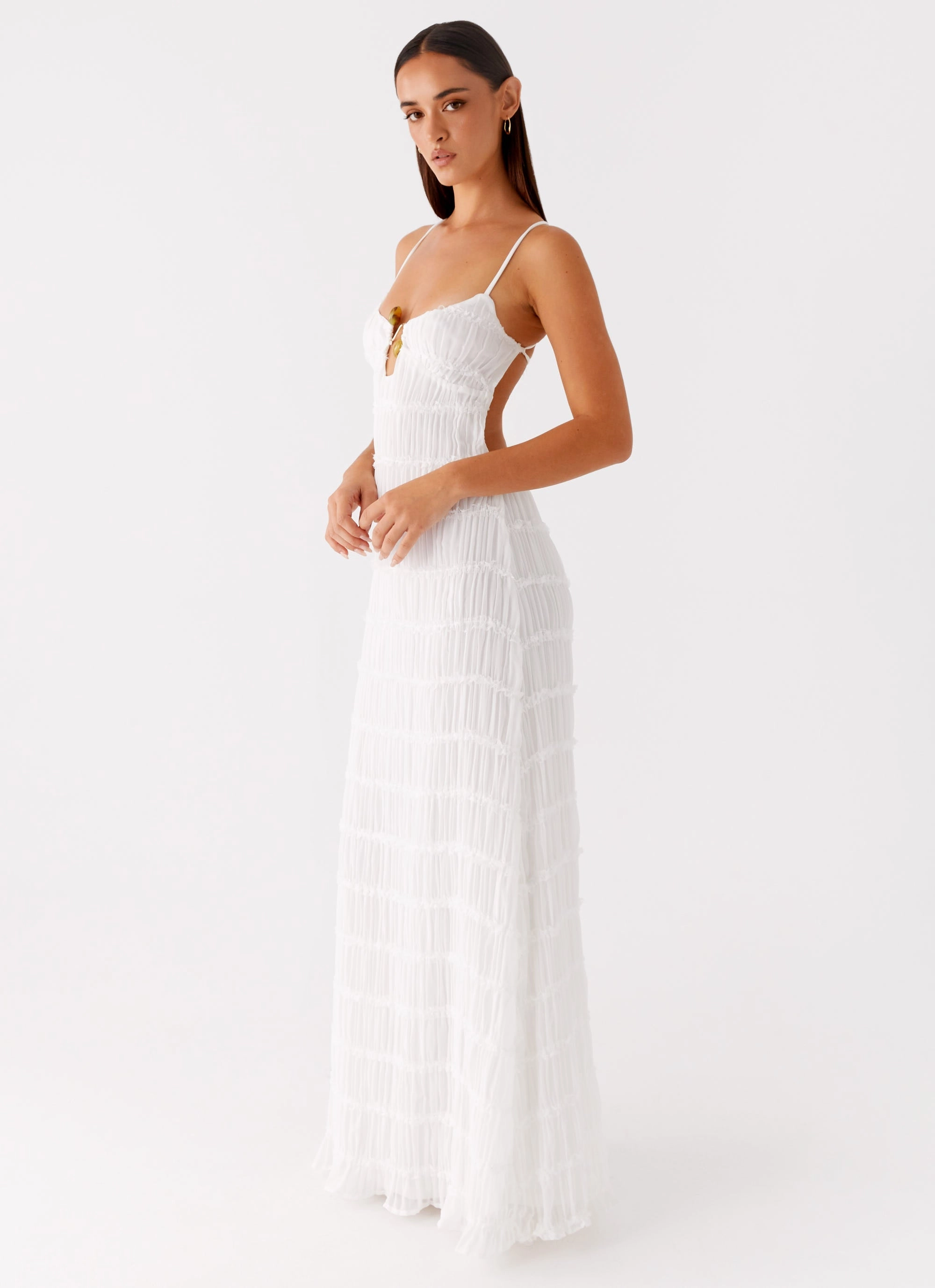 Cozy Fit Walk Easy Darwin Maxi Dress - White