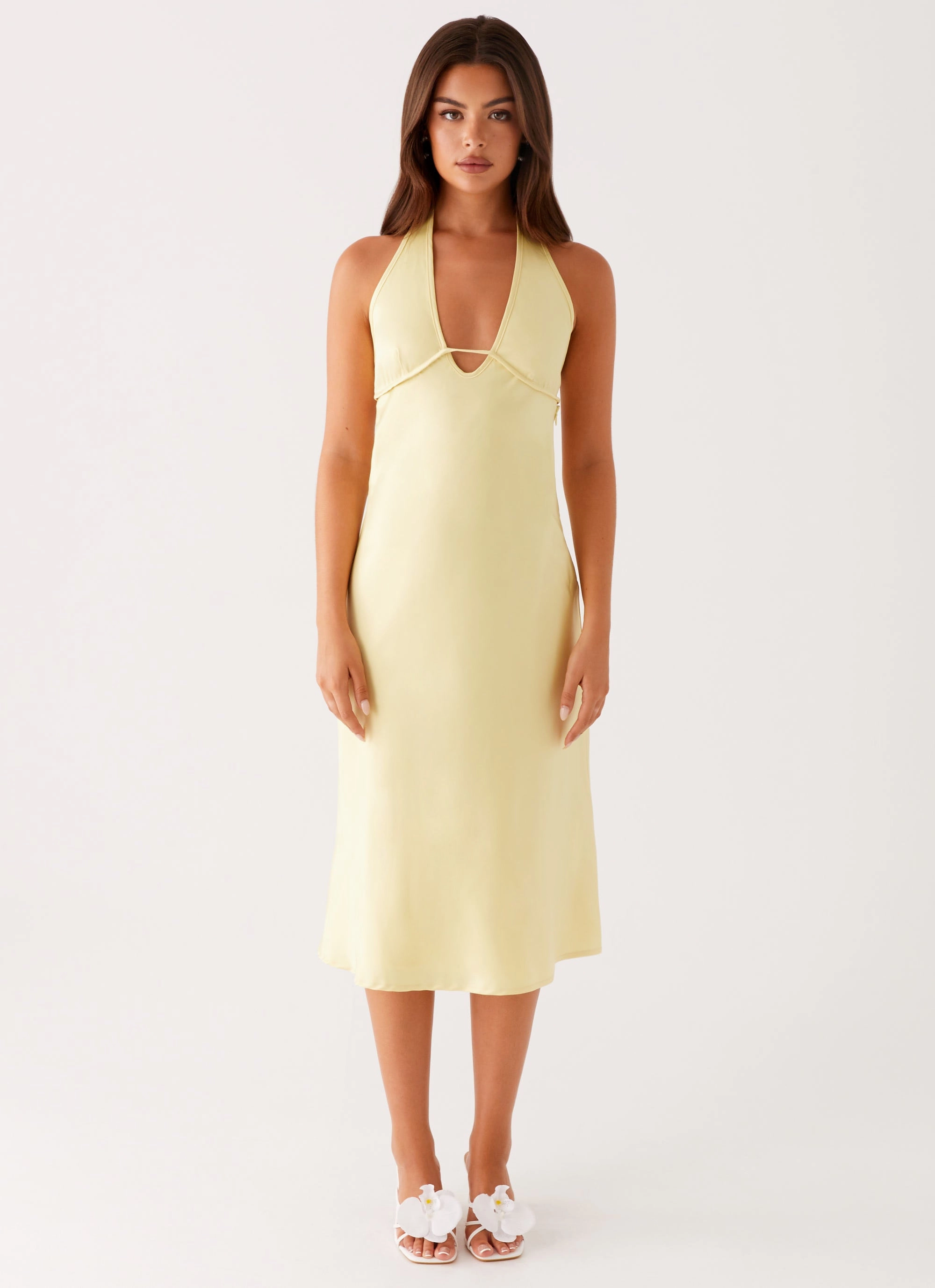 Sharp Design Mood Flex Davies Midi Dress - Yellow