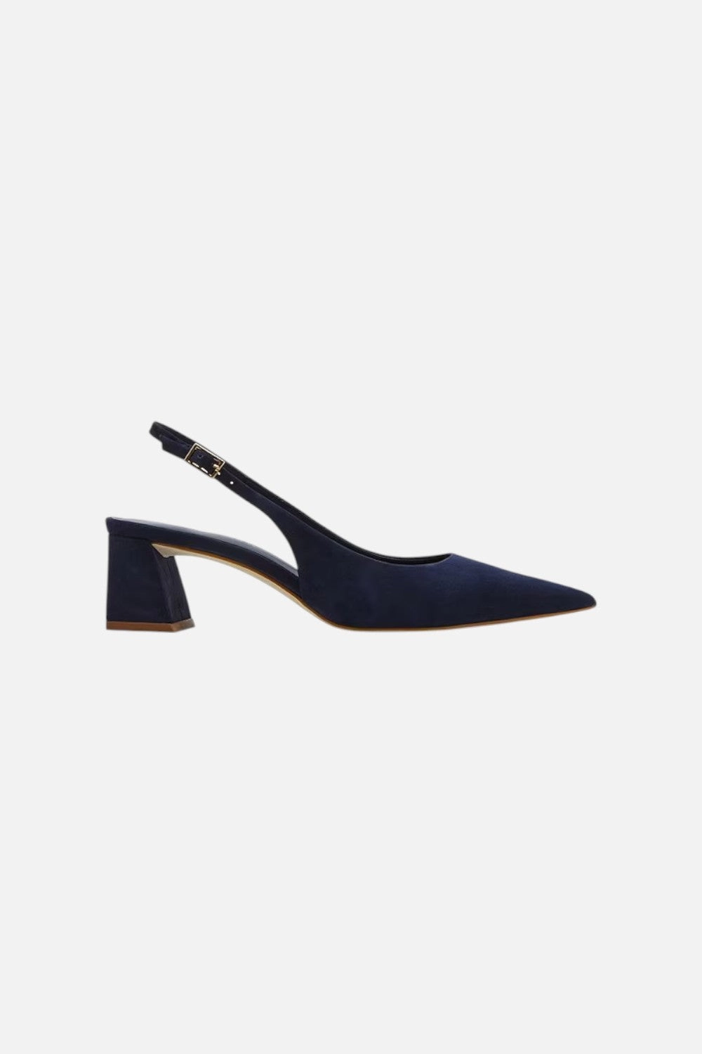 Luxury Pumps for Weddings Casual High Heel Shoes Steve Madden Robyn Nubuck Slingback Pumps in Navy