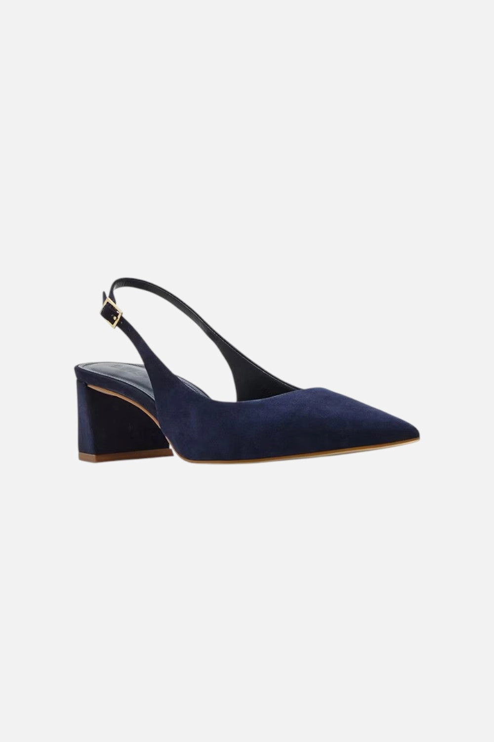 Steve Madden Robyn Nubuck Slingback Pumps in Navy Vintage Vibe
