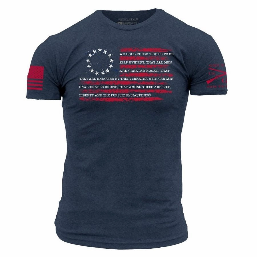 Unisex Fit SustainableManufacturing Declaration T-Shirt - Midnight Navy