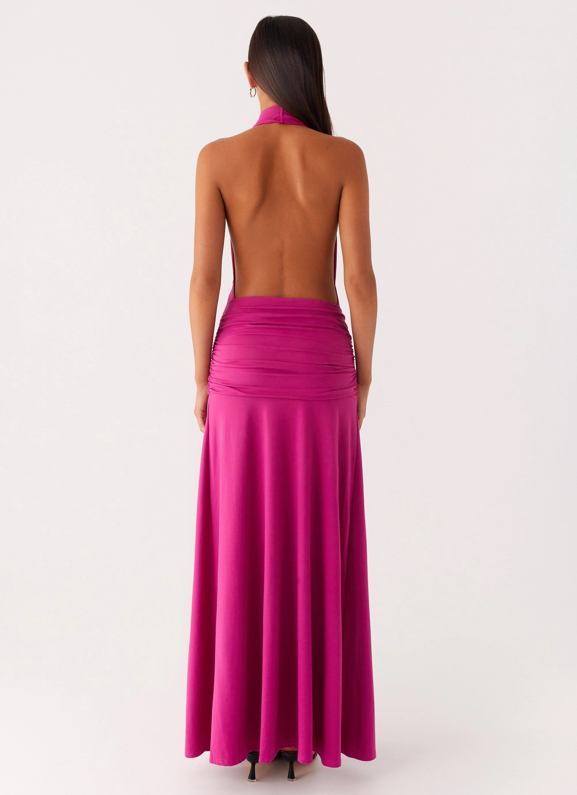 Rowan Ray Cowl Maxi Dress - Fuchsia Limited-Edition Must Have