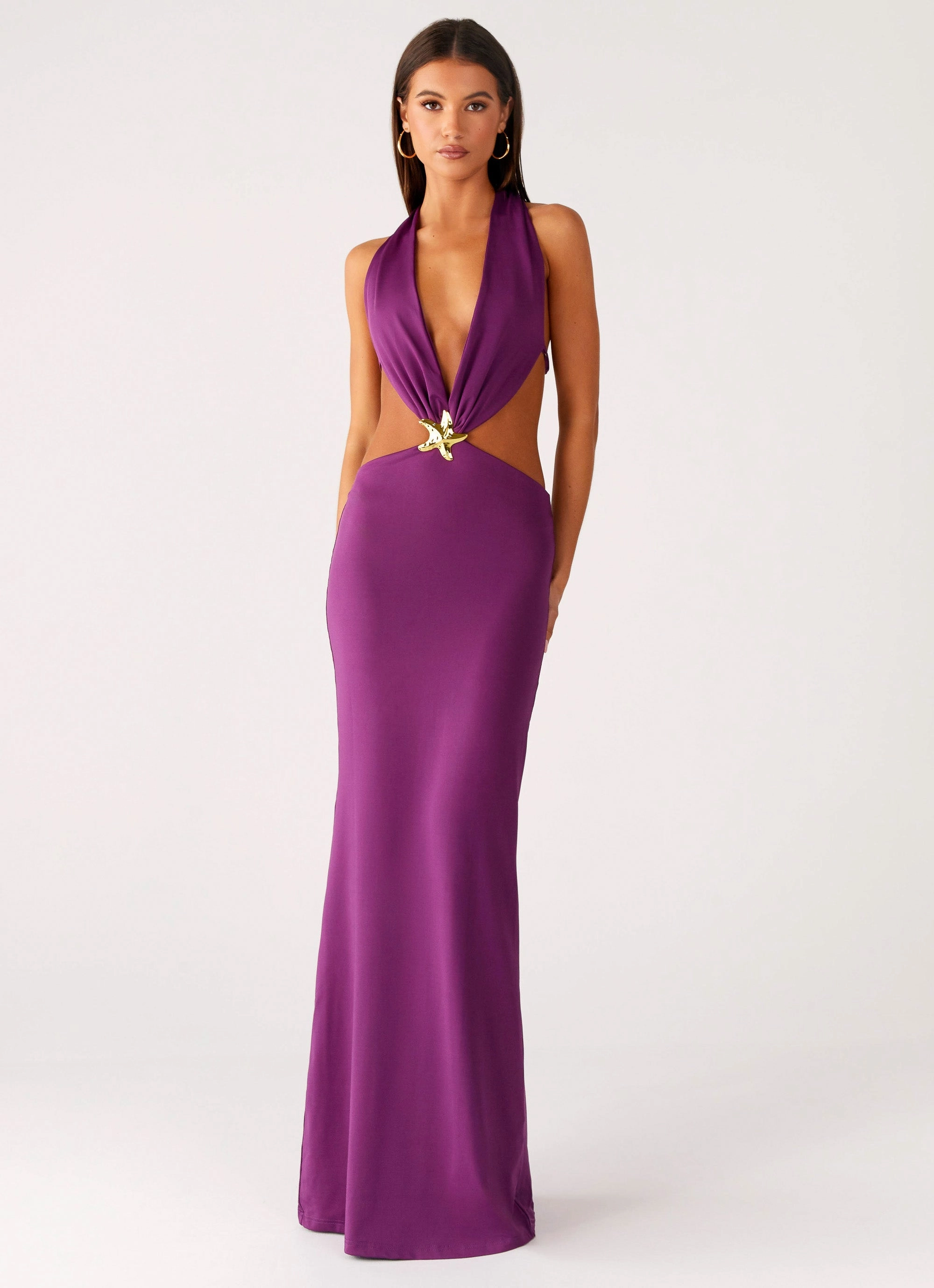 Street Style Sea Siren Maxi Dress - Violetta