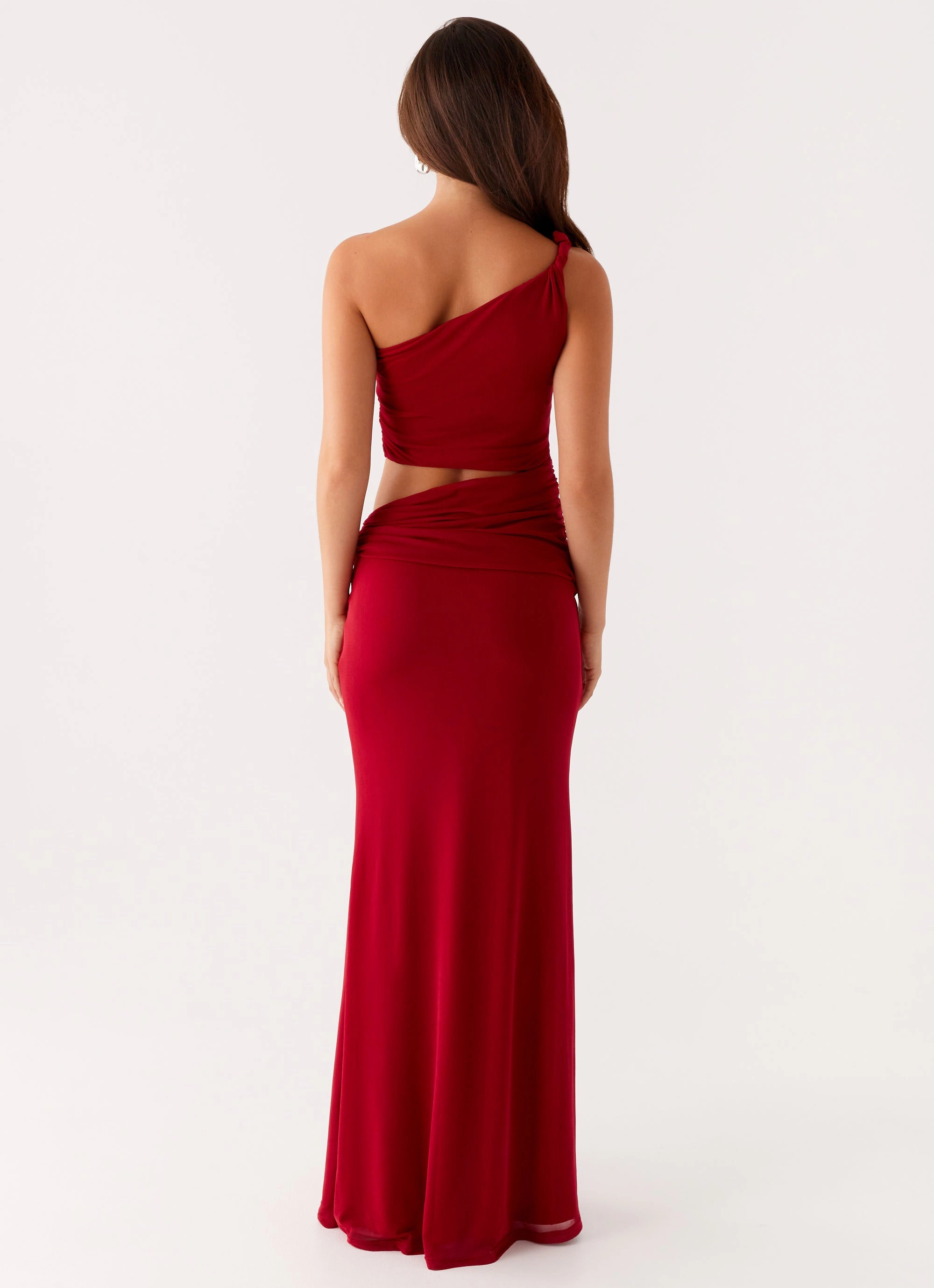 Chic and Elegant Three Wishes Maxi Dress - Raspberry