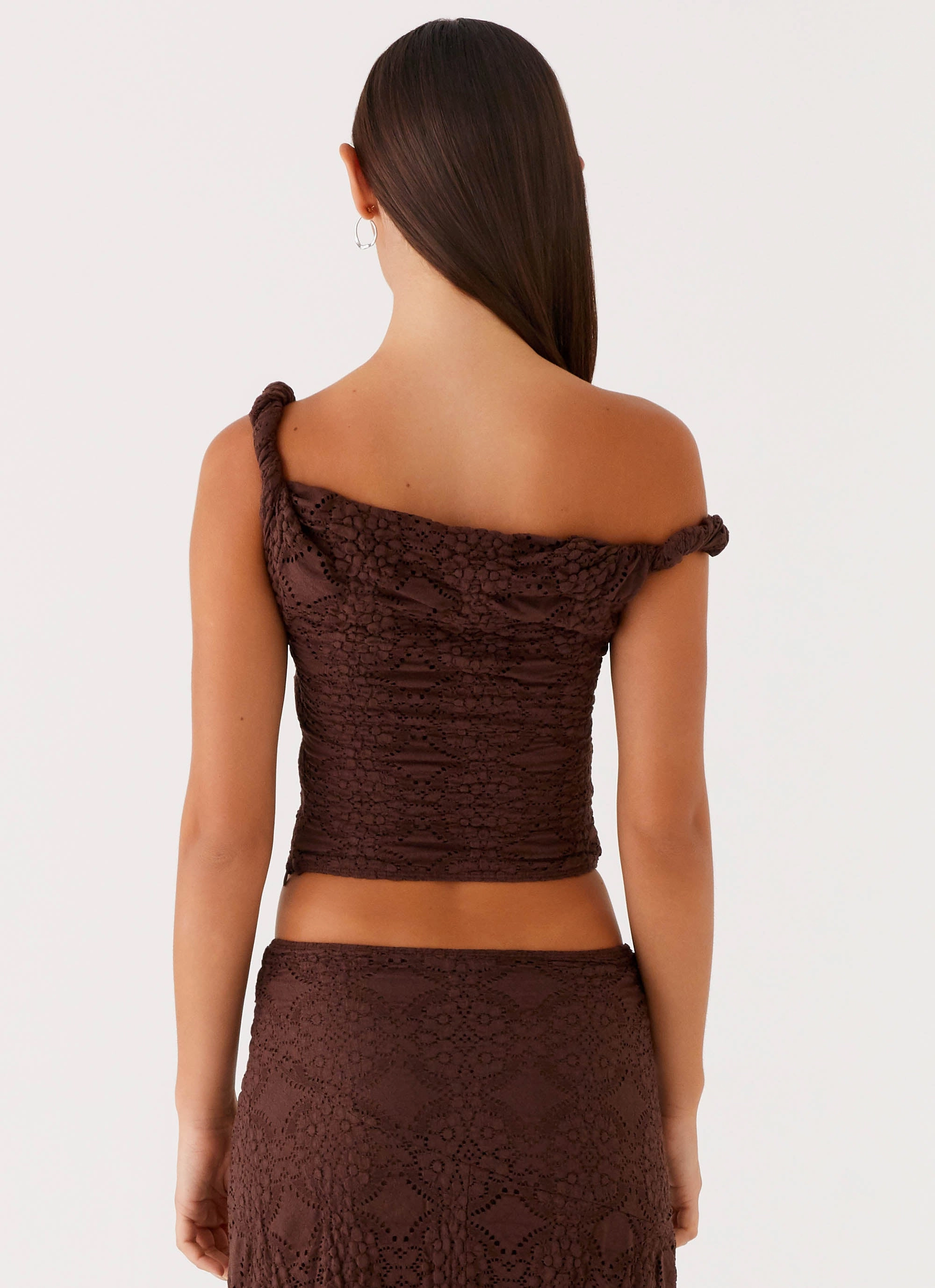 Diamond Sky Top - Chocolate Versatile occasion dress