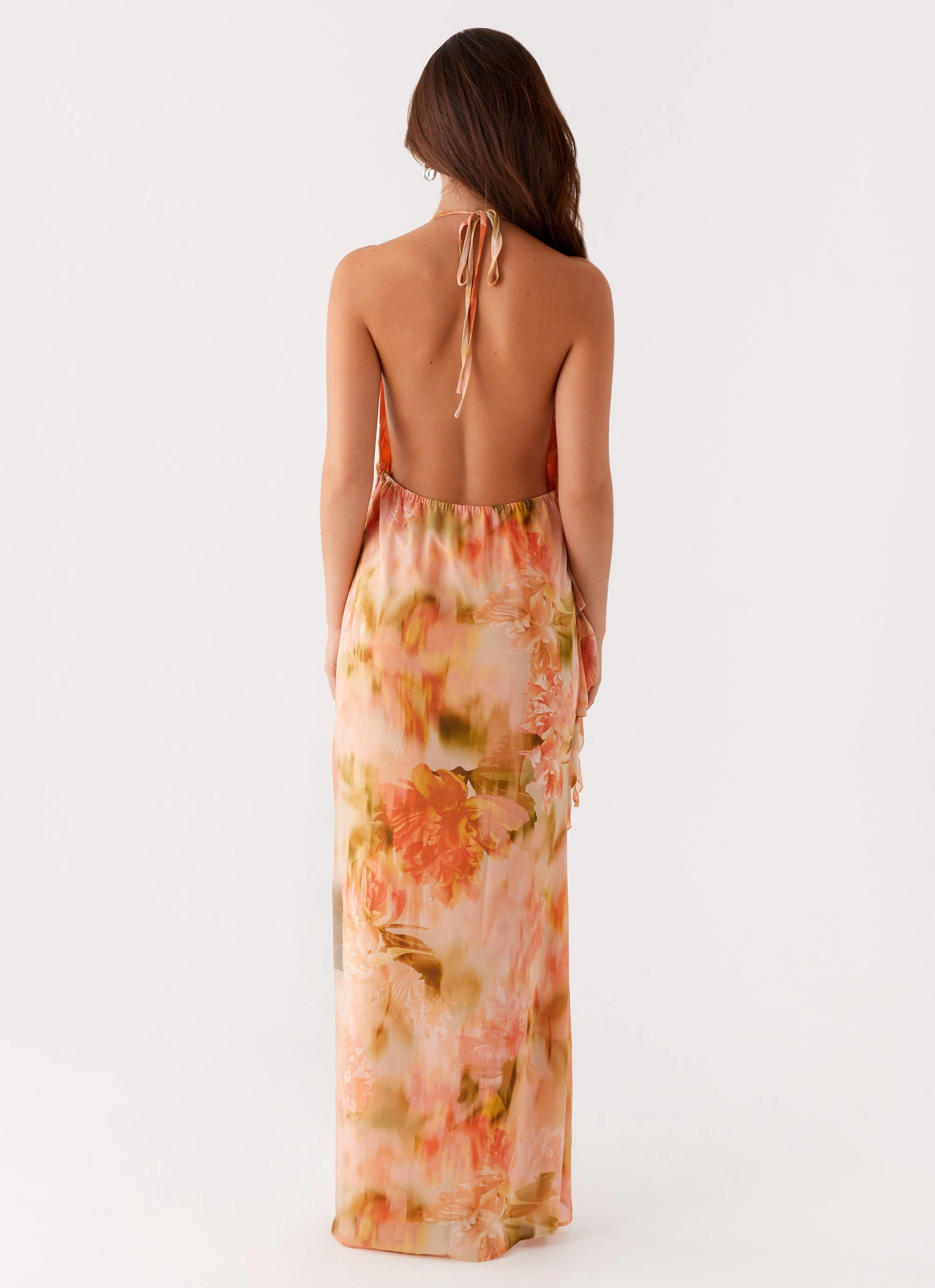 Studio Style Diedre Rose Strappy Maxi Dress - Sunset Floral