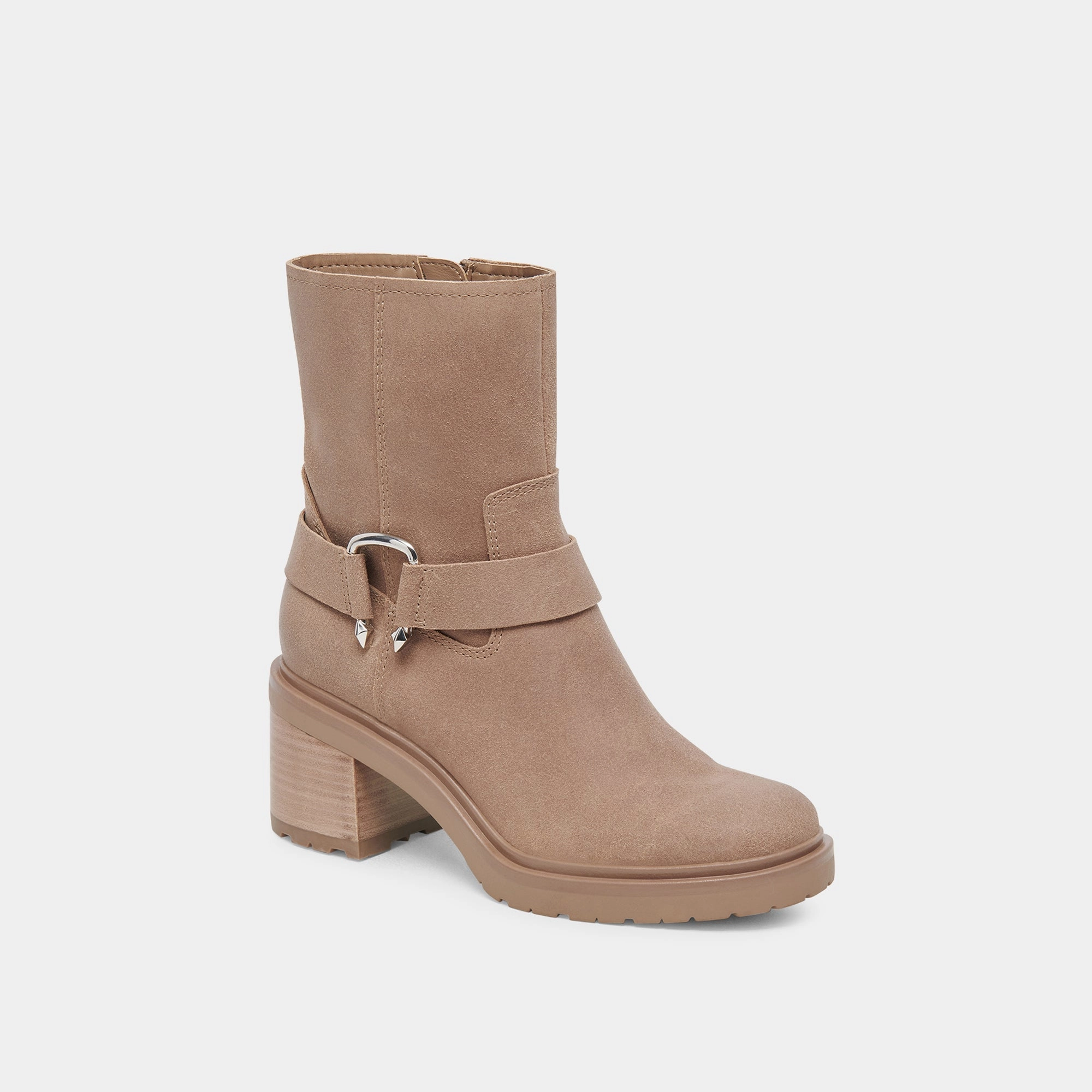 Dolce Vita Camros Boots in Truffle Suede Mountain Trail