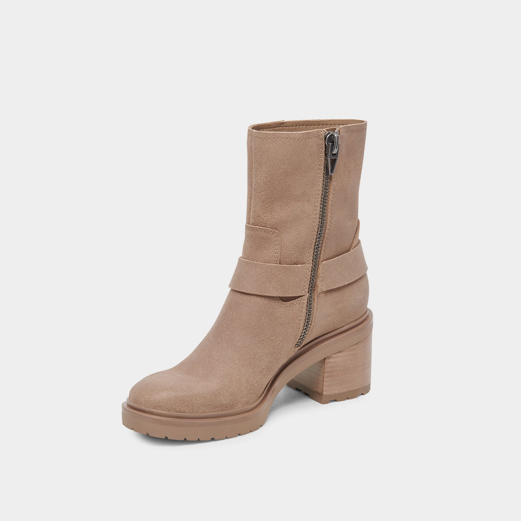 Dolce Vita Camros Boots in Truffle Suede Inner Glow