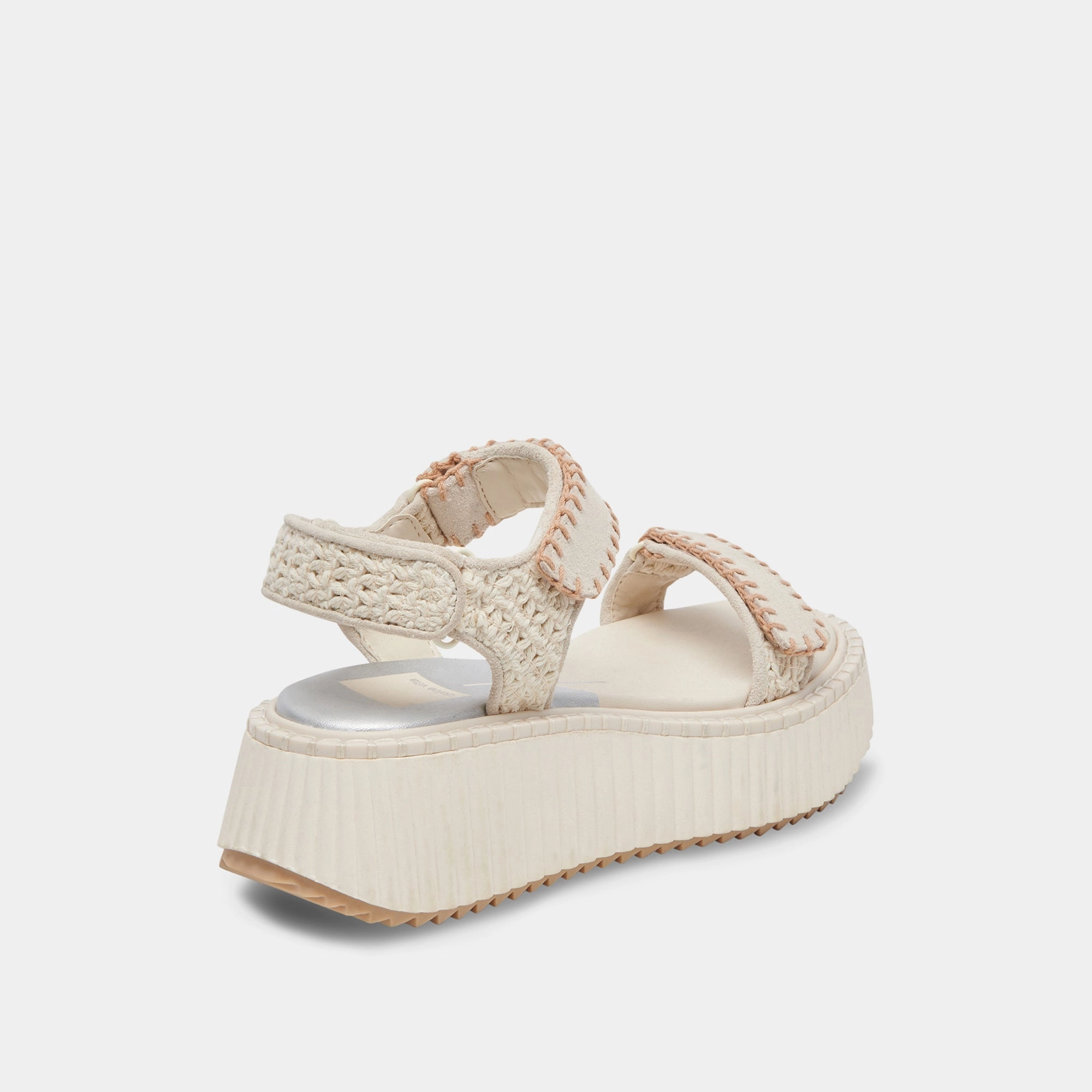 Outdoor Footwear Dolce Vita Debra Sandals in Ivory Suede