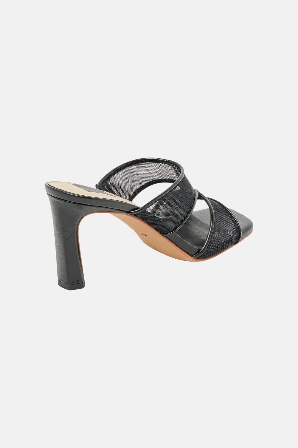 Dolce Vita Gitel Heel in Onyx Mesh Comfortable Platform Heels Comfort Fit