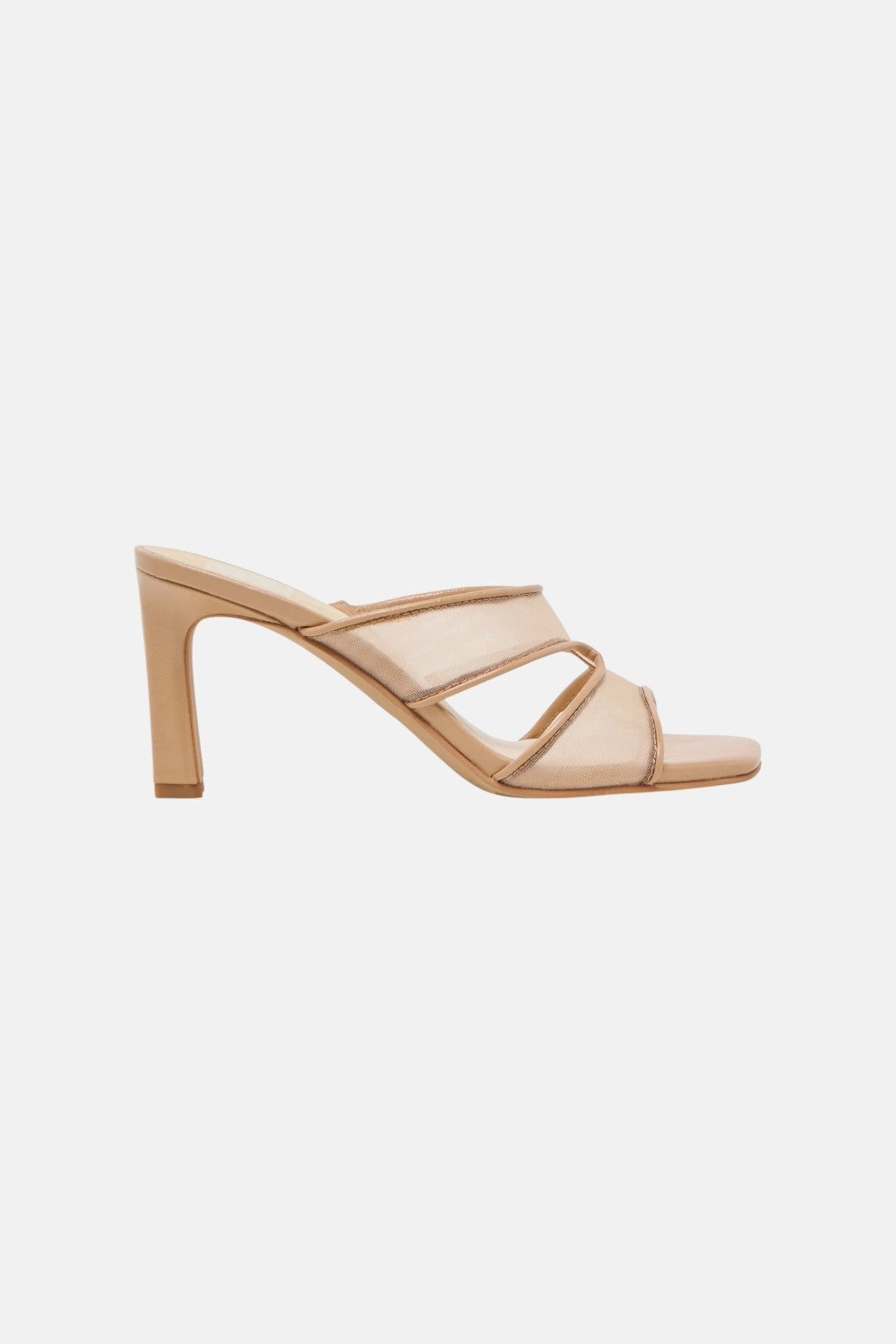 Traction Outsole Dolce Vita Gitel Heels in Light Tan Mesh