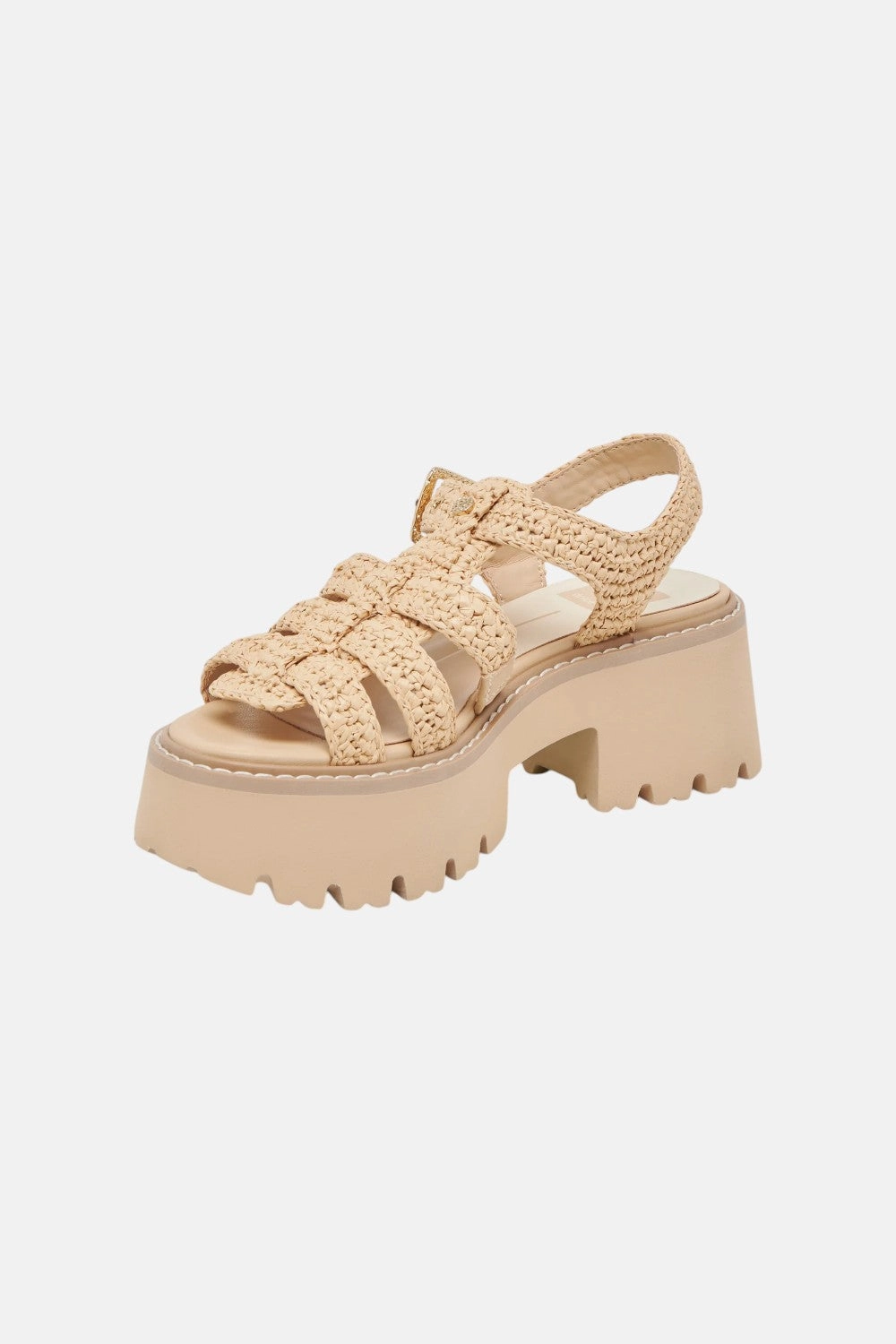 Dolce Vita Latice Sandals in LT Natural Knit Flexible Design