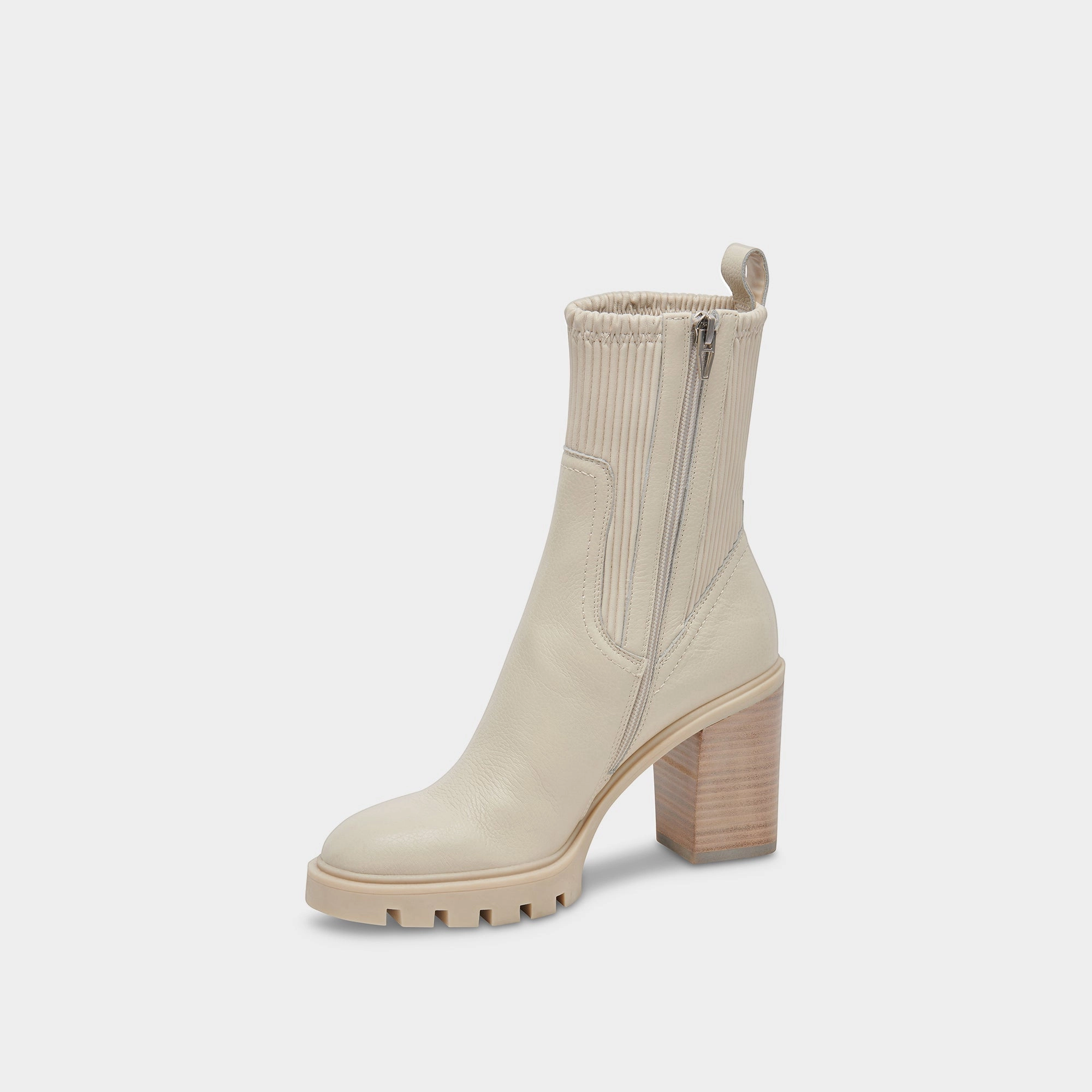 Dolce Vita Marni H20 Boots in Ivory Leather H20 Versatile Design