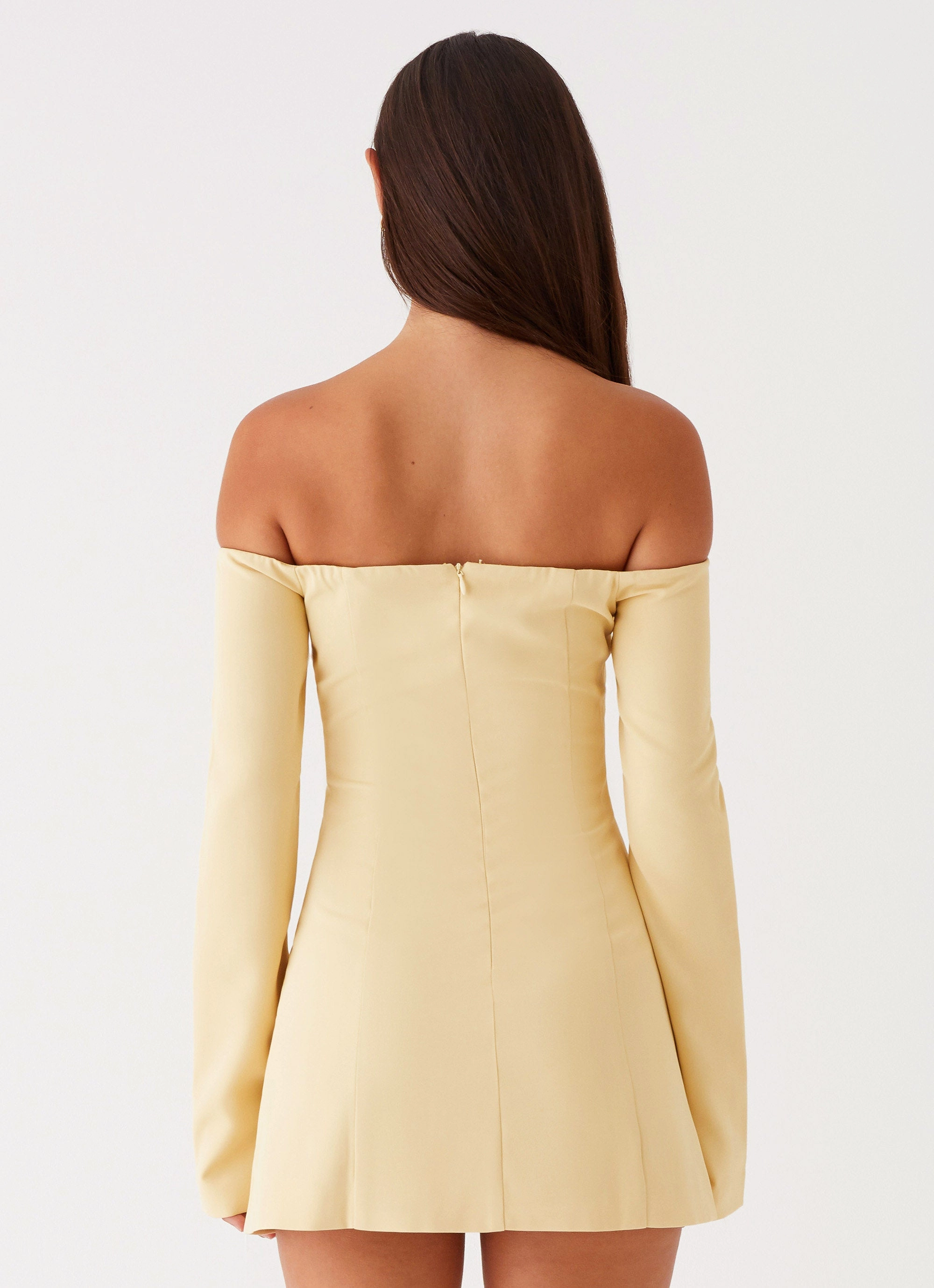 Smooth Blend Dominique Blazer Mini Dress - Yellow