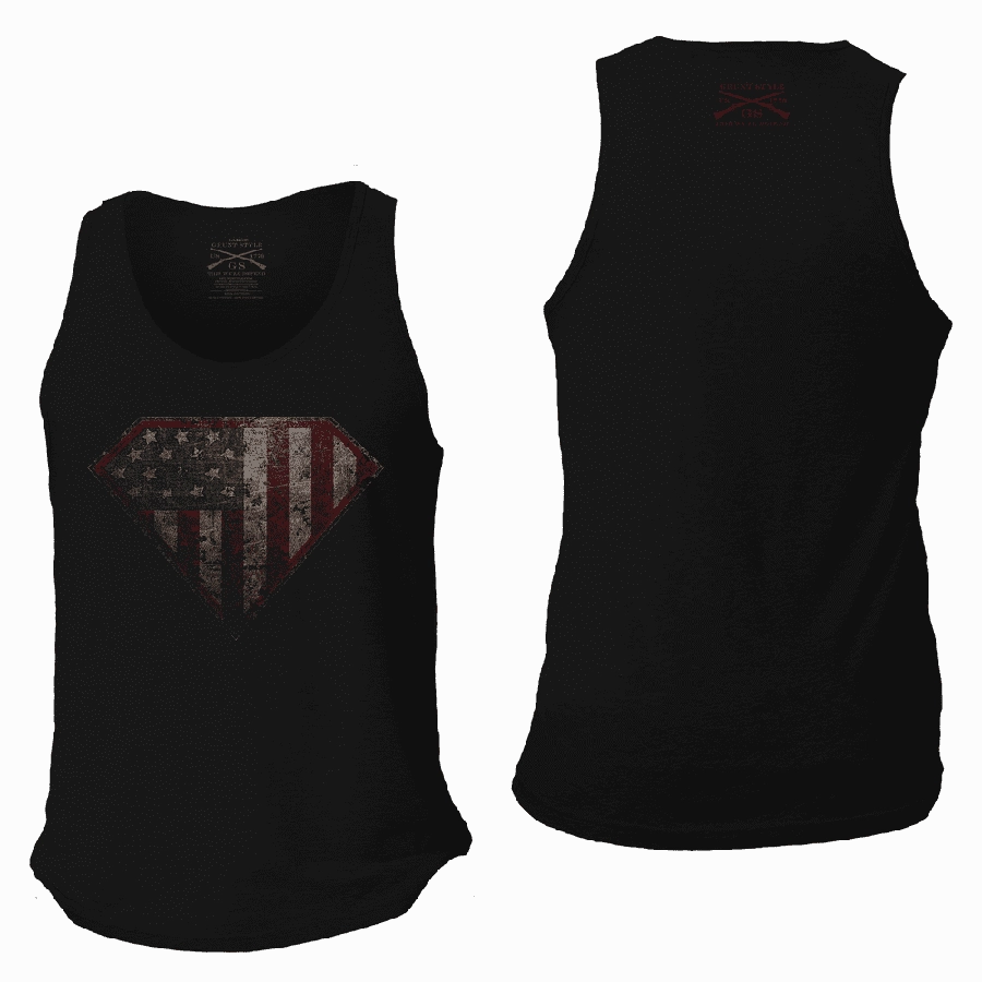 Men's Super Patriot 2.0 Tank - Black international cooperation