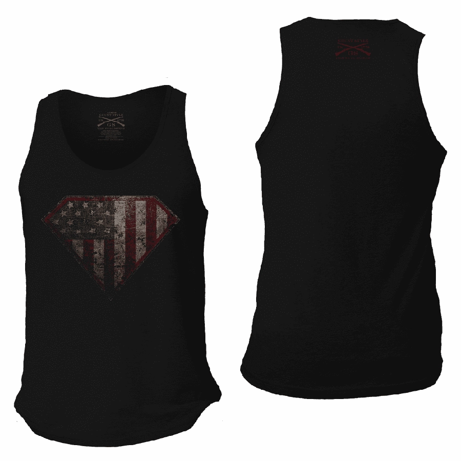 Men's Super Patriot 2.0 Tank - Black Quick Fit